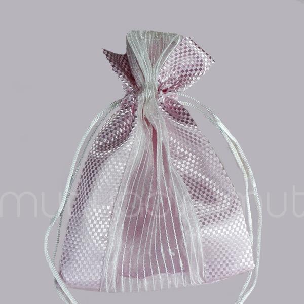 Parlak Önü Tüllü Kese 11x15cm 12 Adet