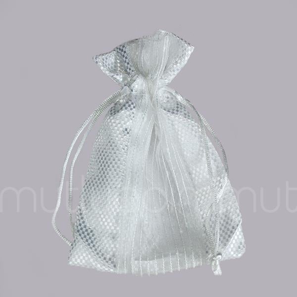 Parlak Önü Tüllü Kese 11x15cm 12 Adet