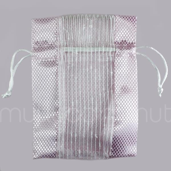 Parlak Önü Tüllü Kese 11x15cm 12 Adet