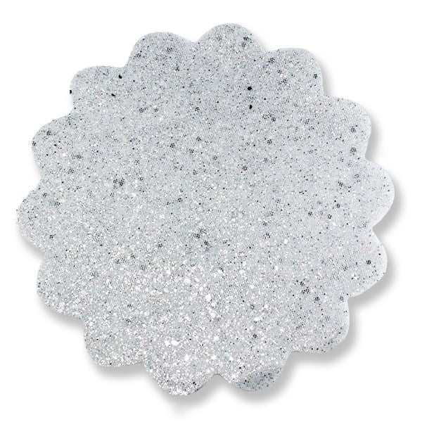 Parlak Pullu Organze Tül 22 Cm 50 Adet