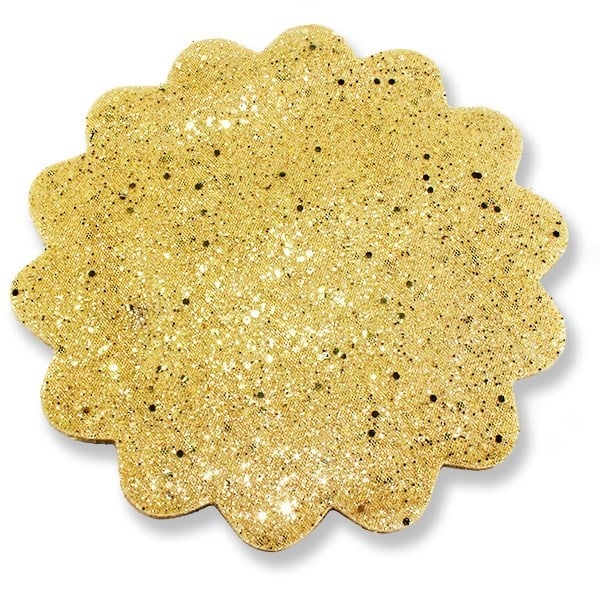 Parlak Pullu Organze Tül 22 Cm 50 Adet