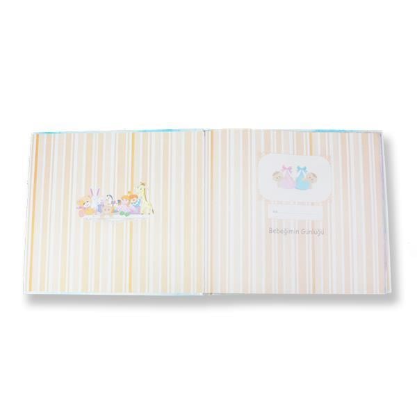 Pembe Pusetli Ayıcıklı Bebeğin Güncesi Anı Defteri