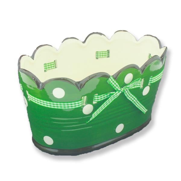 Puanlı Seramik Saksı 3lü Set