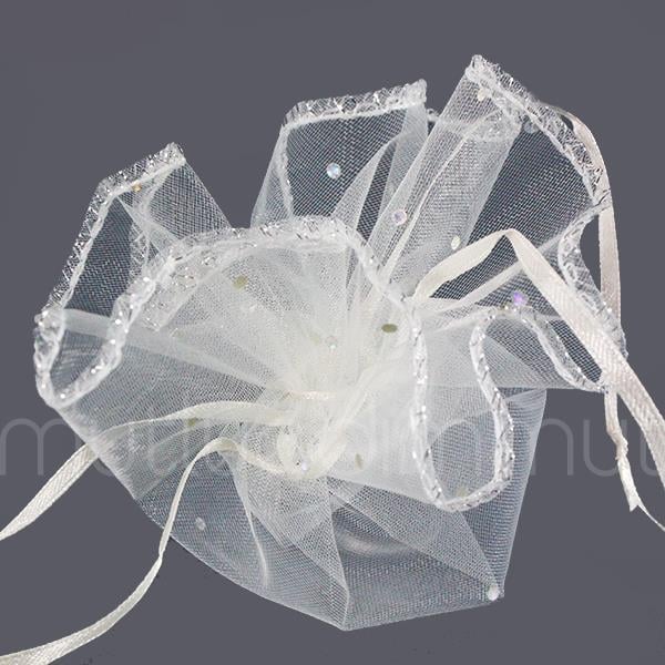 Puantiyeli Büzgülü Kese 25cm 12 Adet