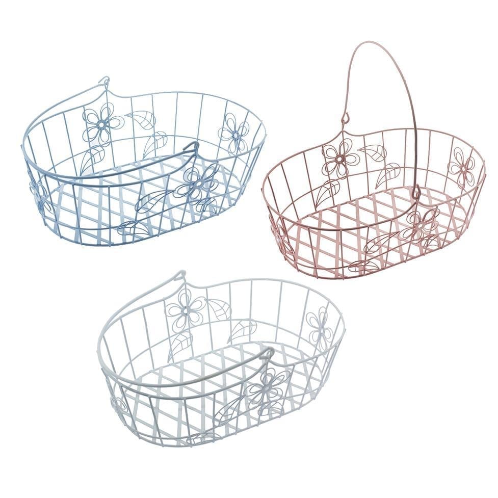 Saplı Metal Sepet Hediyelik