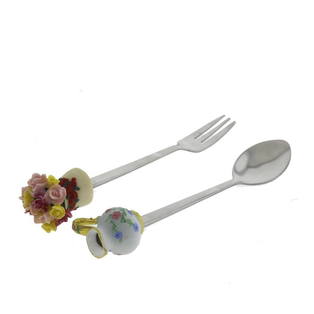 Sürahili Kaşık Vazolu Çatal