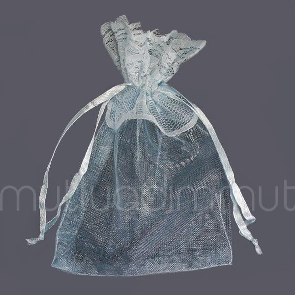 Ucu Dantel Fistolu Kese 9x12cm 12 Adet