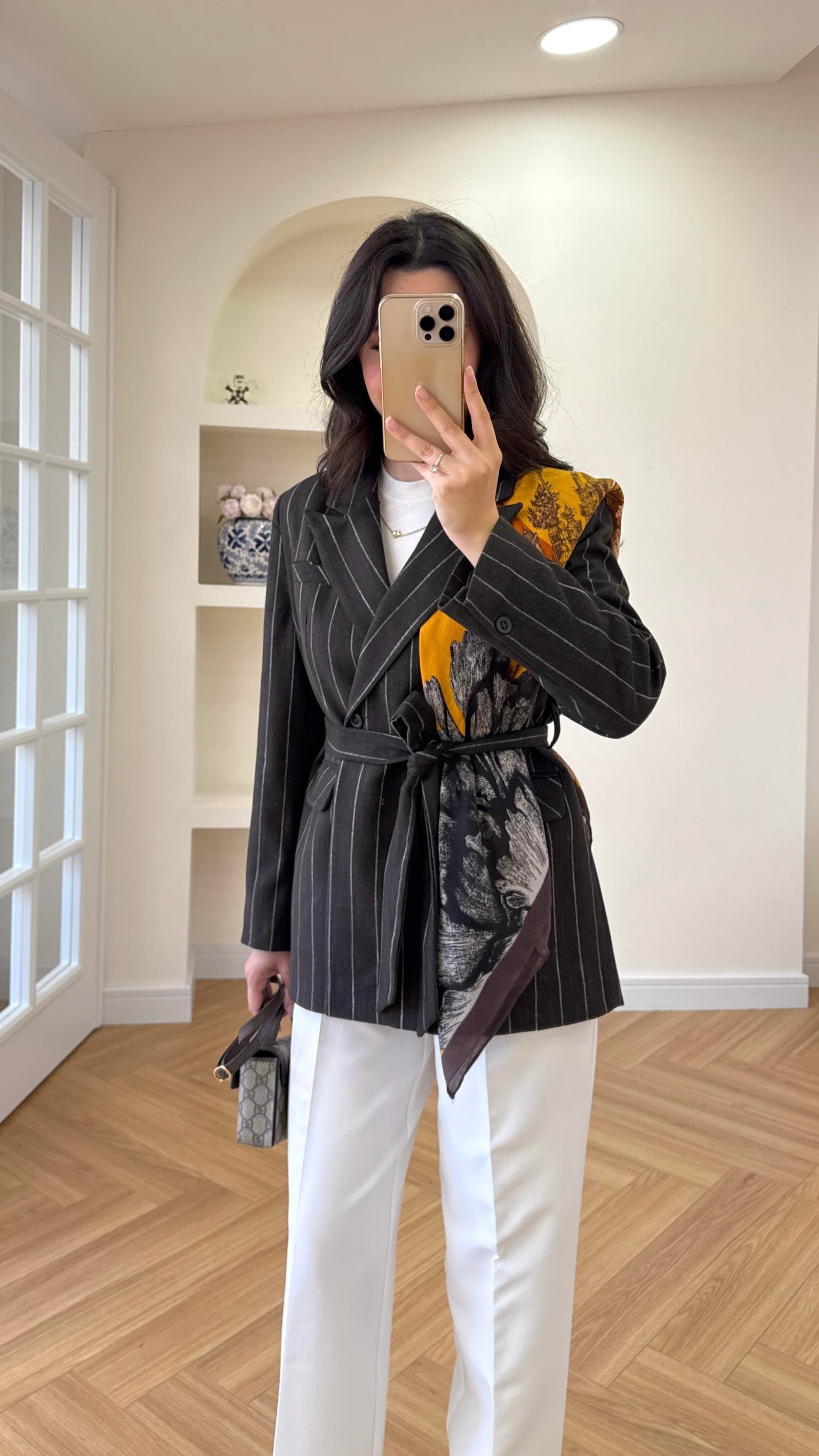 BARE PREMİUM BLAZER - ACI KAHVE