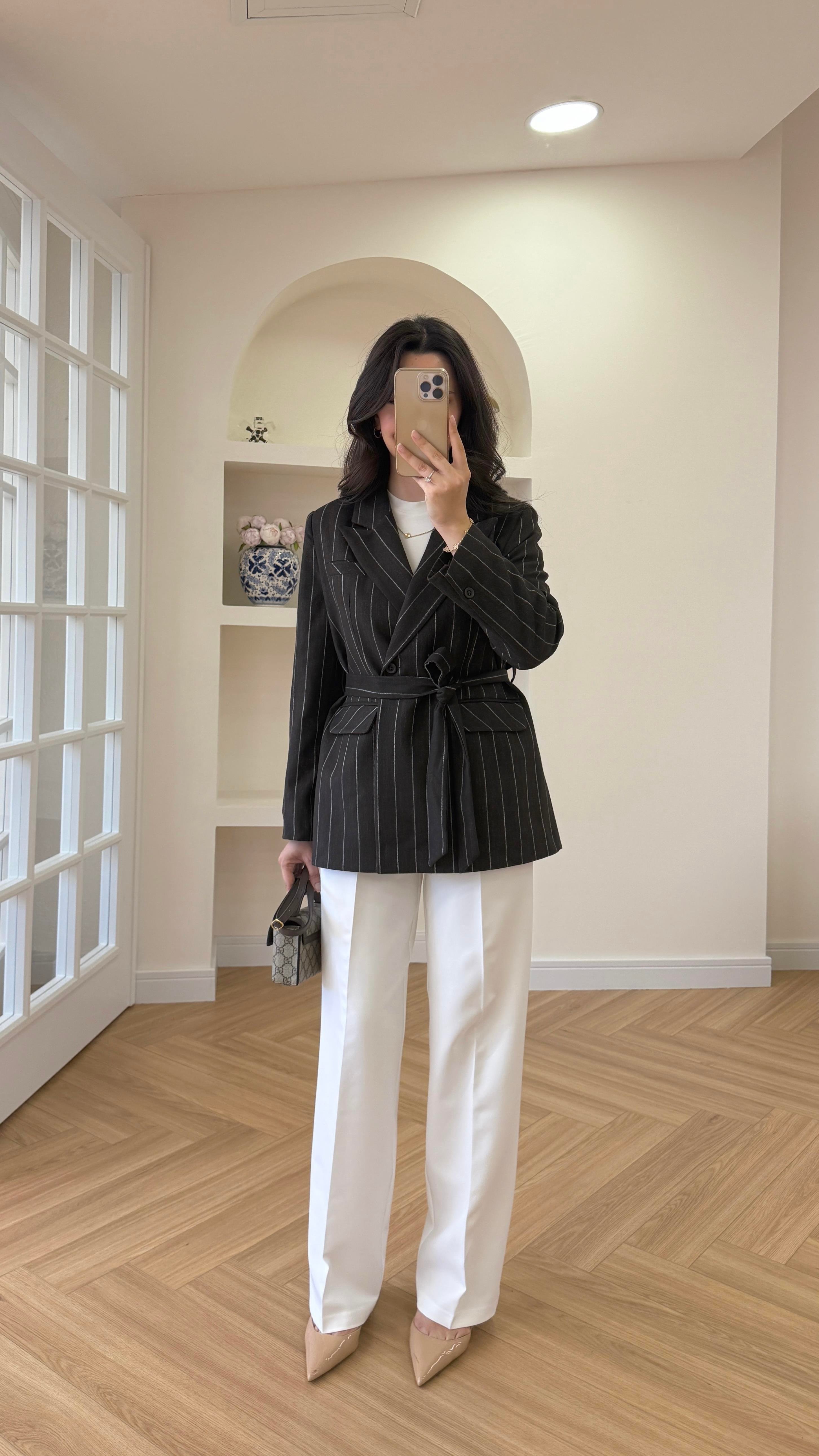 BARE PREMİUM BLAZER - ACI KAHVE