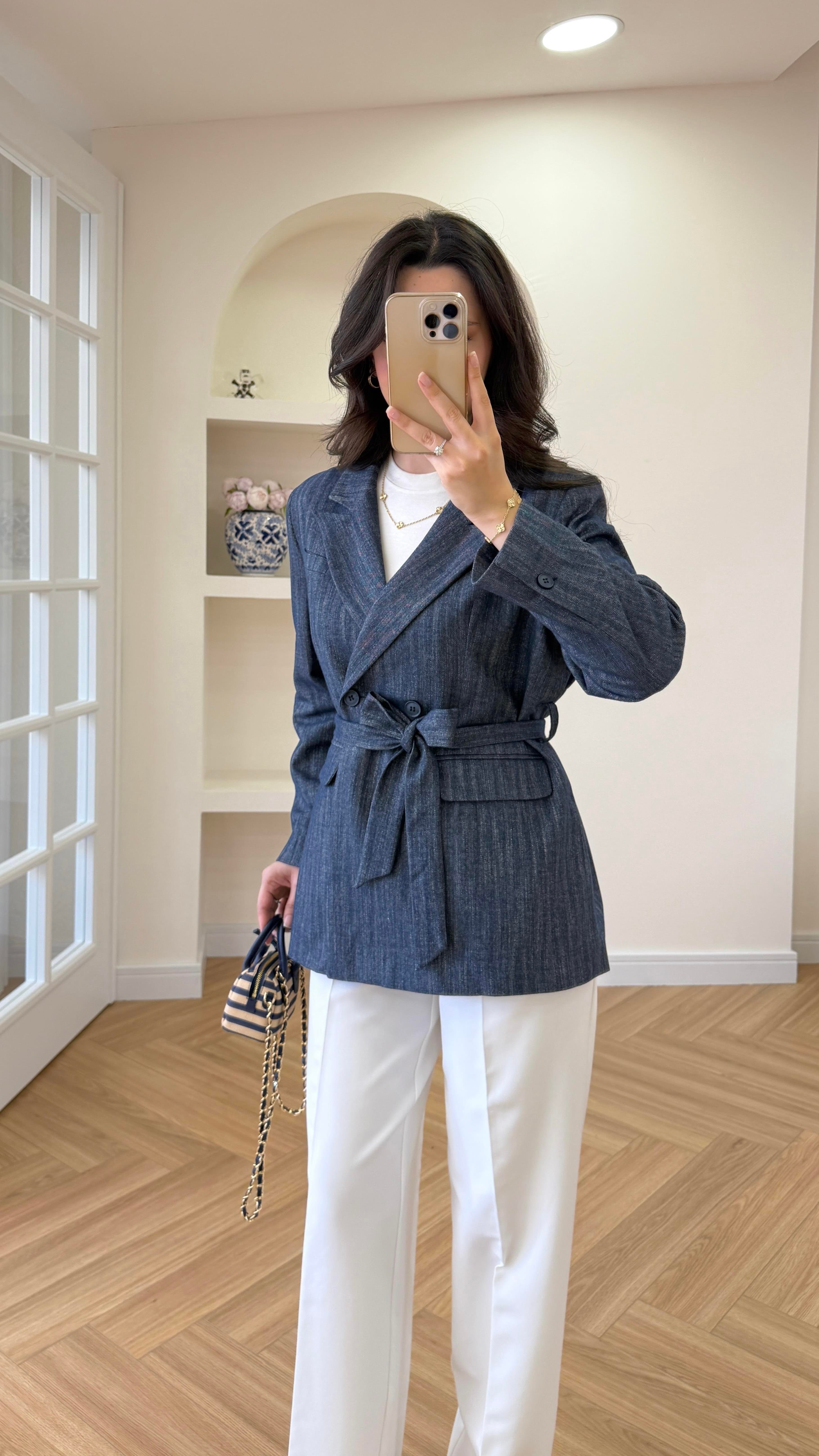 BARE PREMIUM BLAZER CEKET - İNDİGO