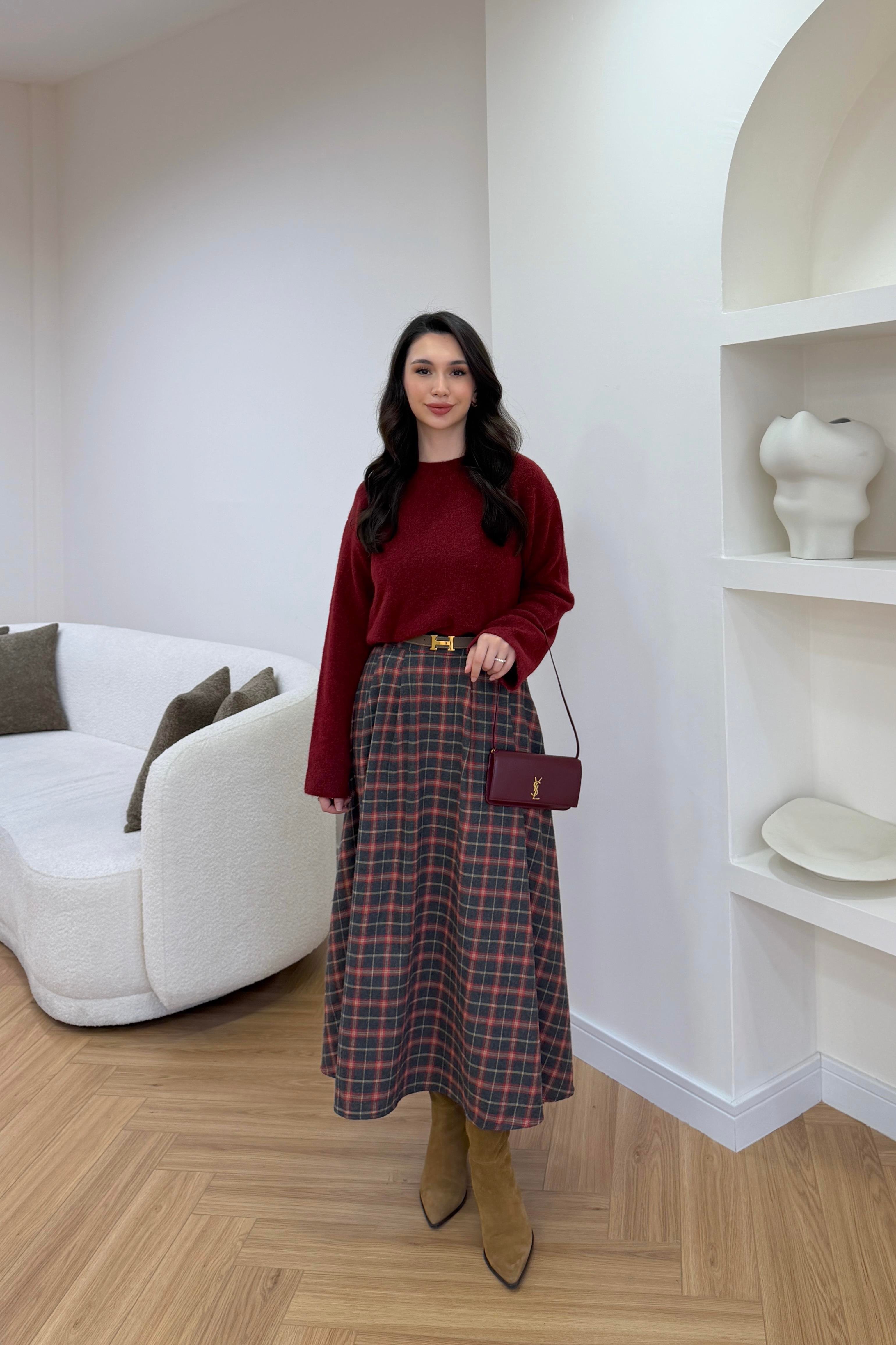 EKOSE DESENLİ ETEK 