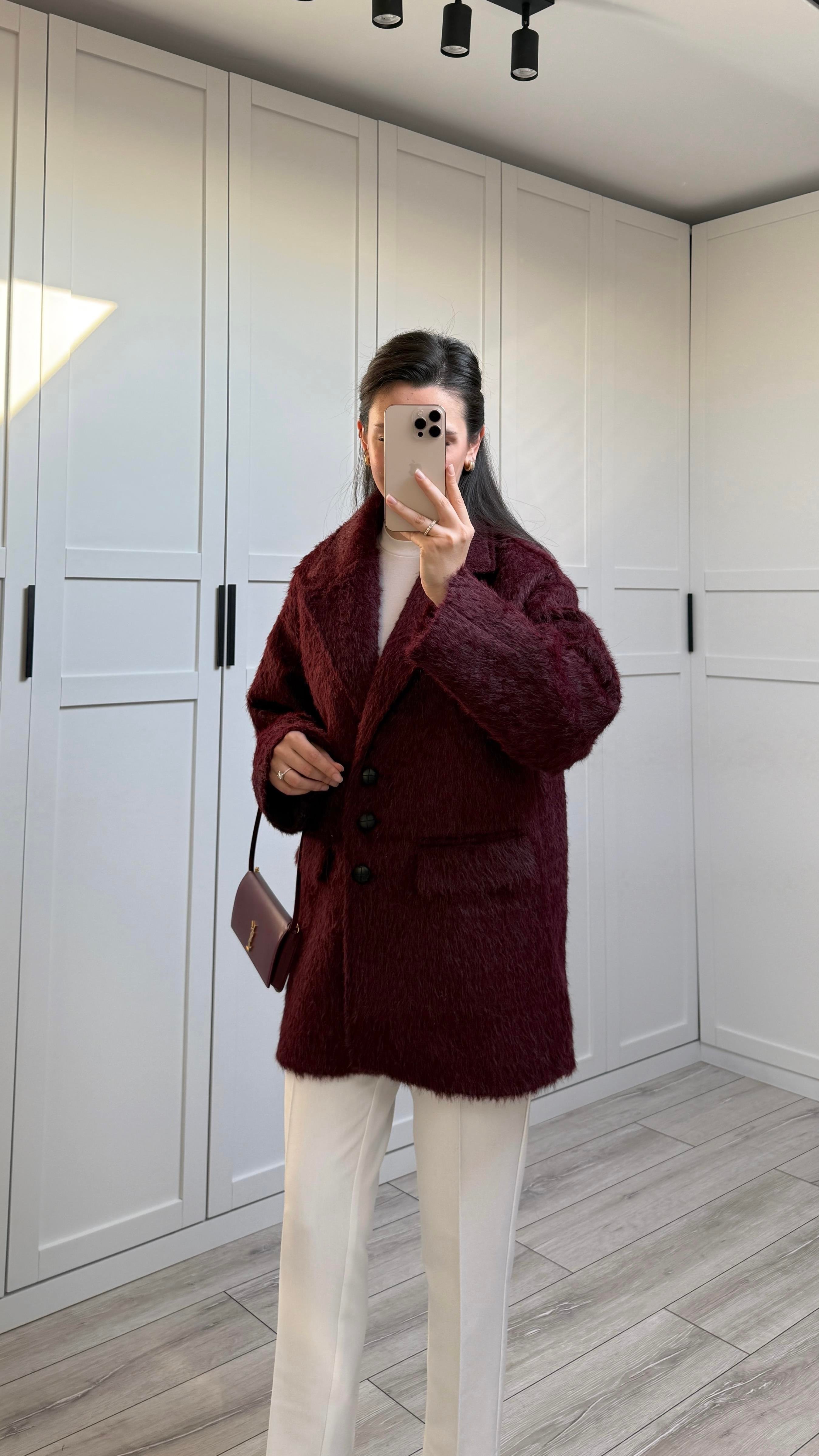 LUA KAŞE CEKET - BORDO