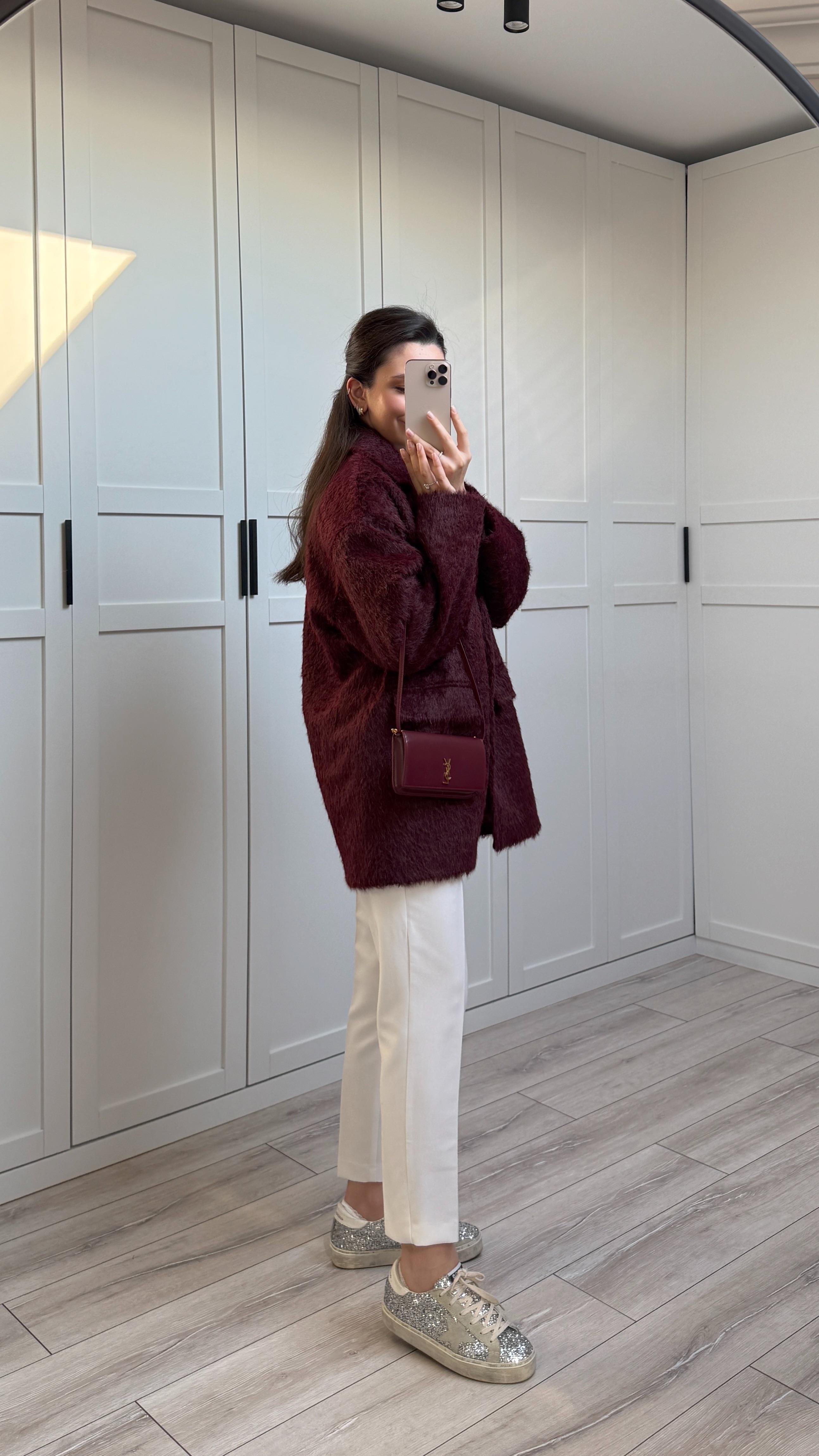 LUA KAŞE CEKET - BORDO