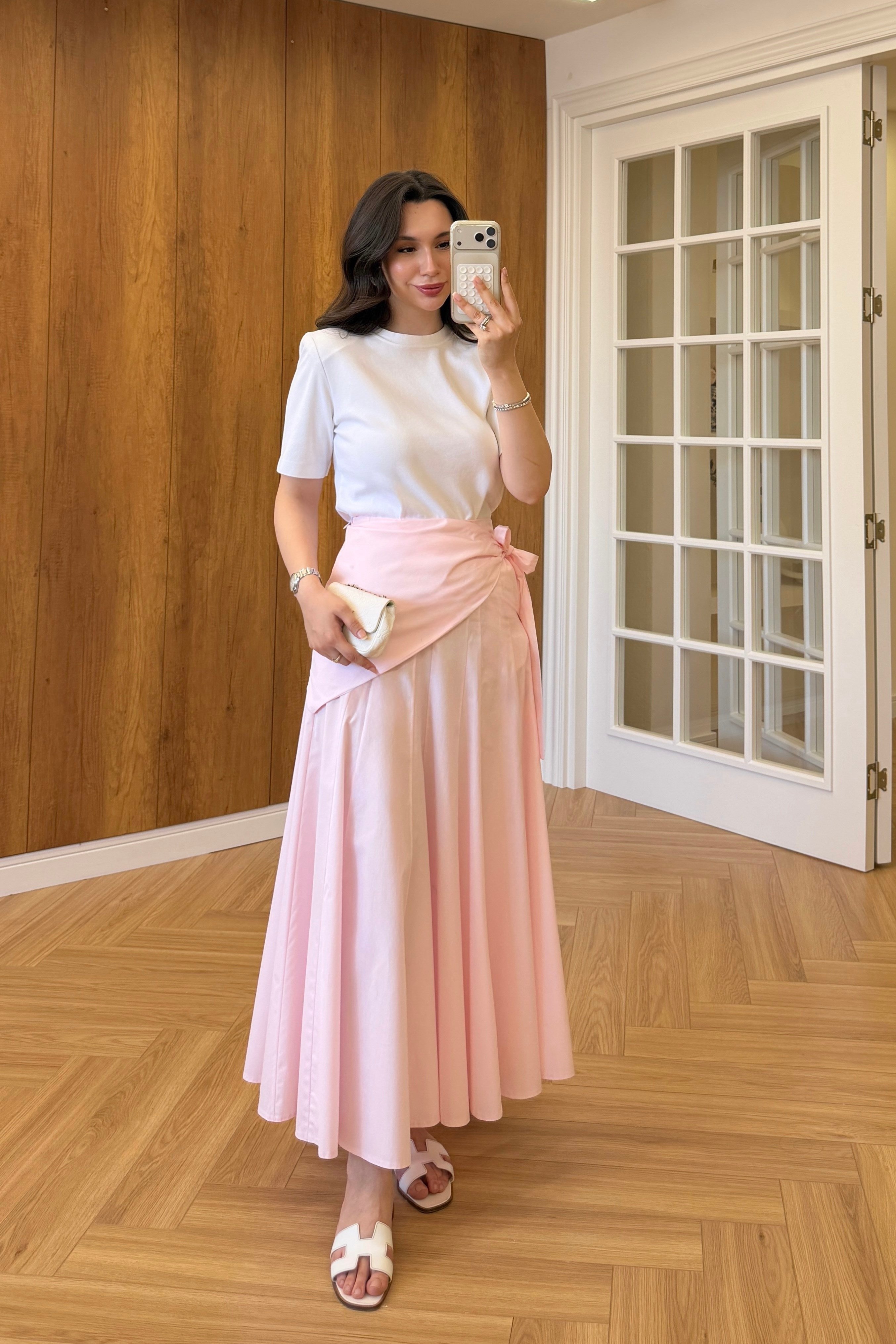ŞAL DETAYLI MNGO ETEK - PEMBE