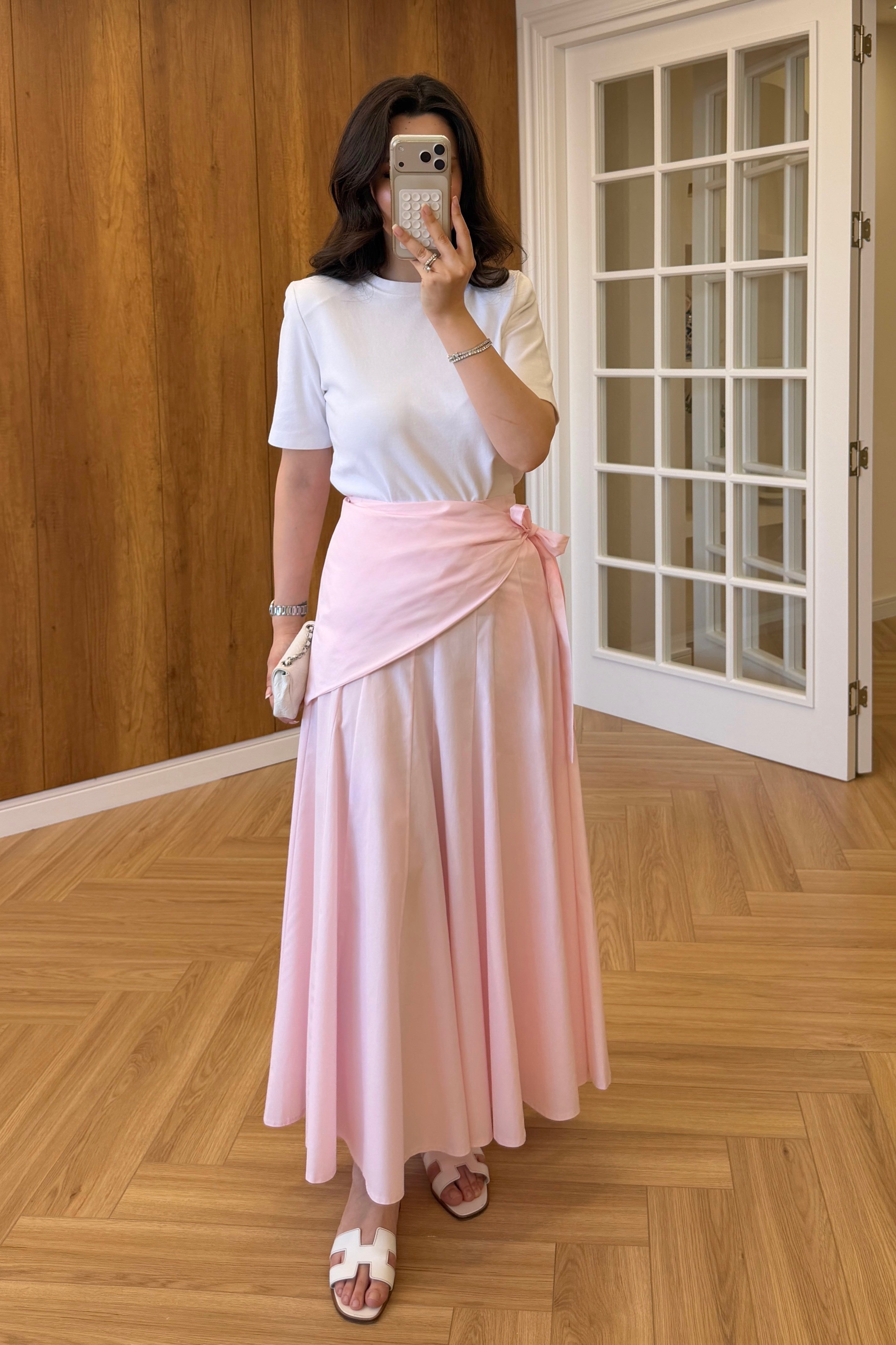 ŞAL DETAYLI MNGO ETEK - PEMBE