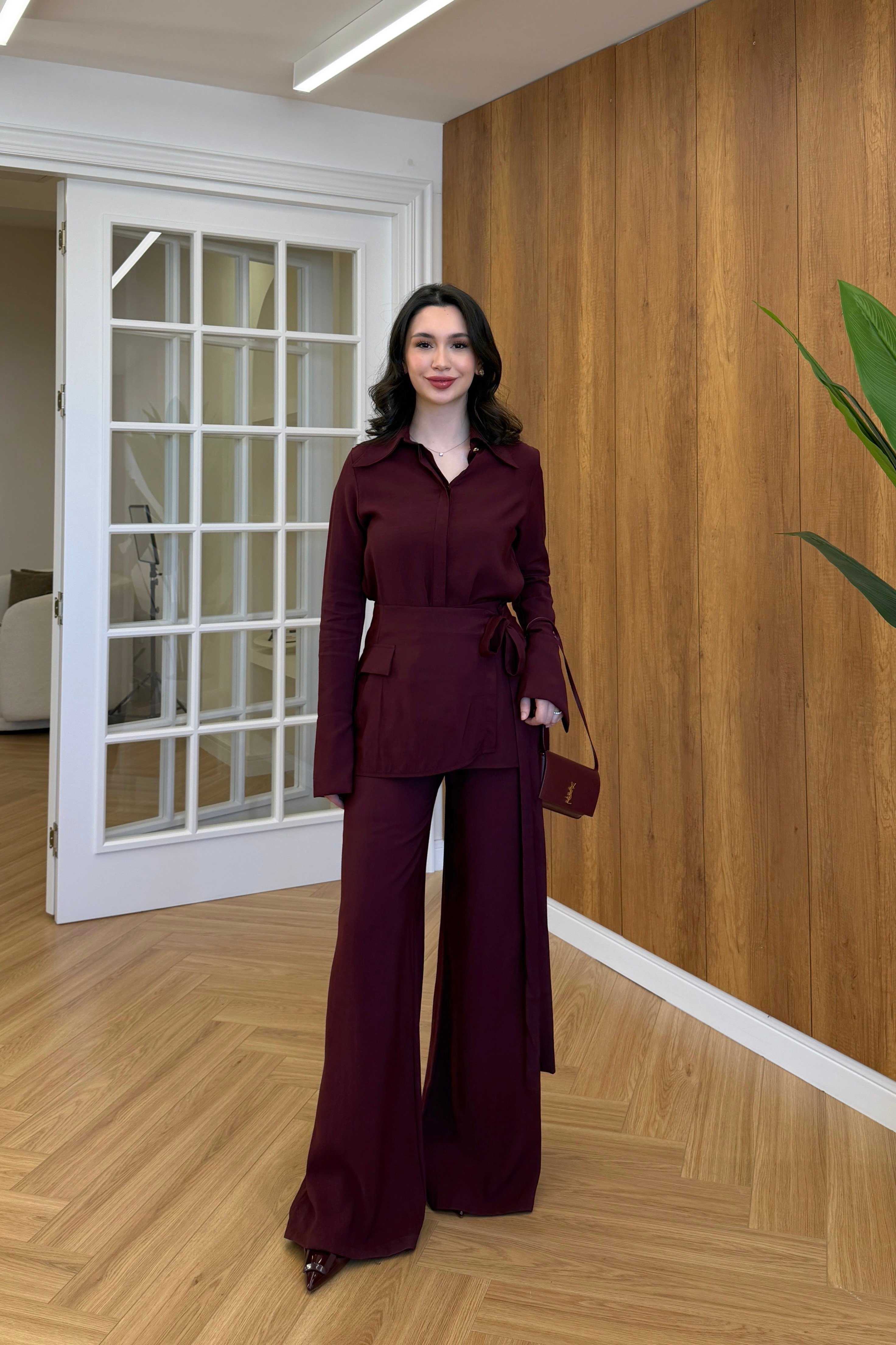 SALTA ÜÇLÜ TAKIM - BORDO