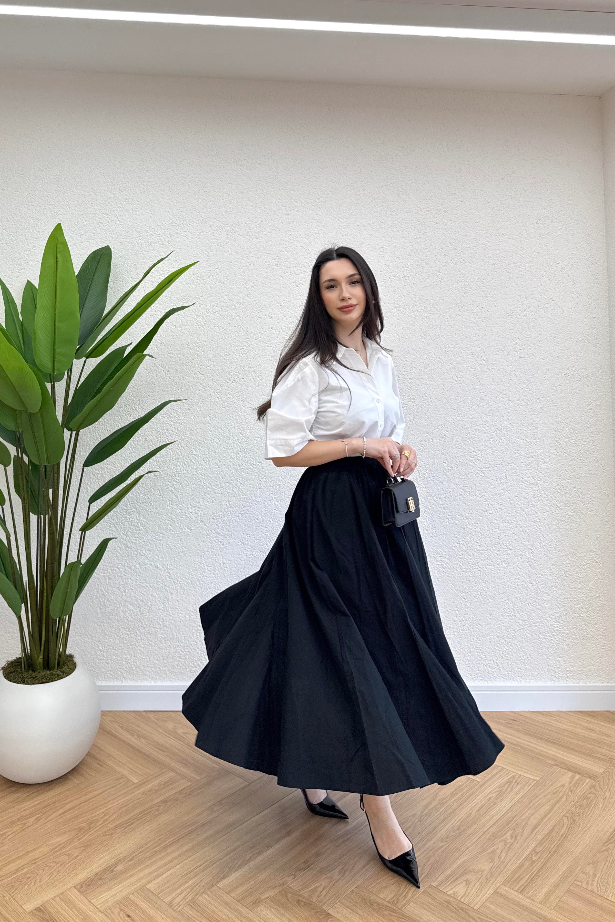 VOLANLI ETEK - SİYAH