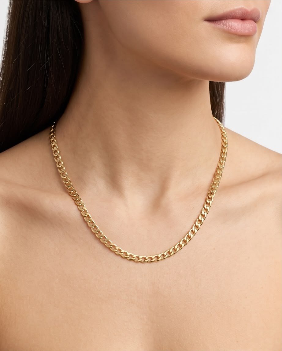KLASİK GURMET ZİNCİR 14 AYAR ALTIN KOLYE