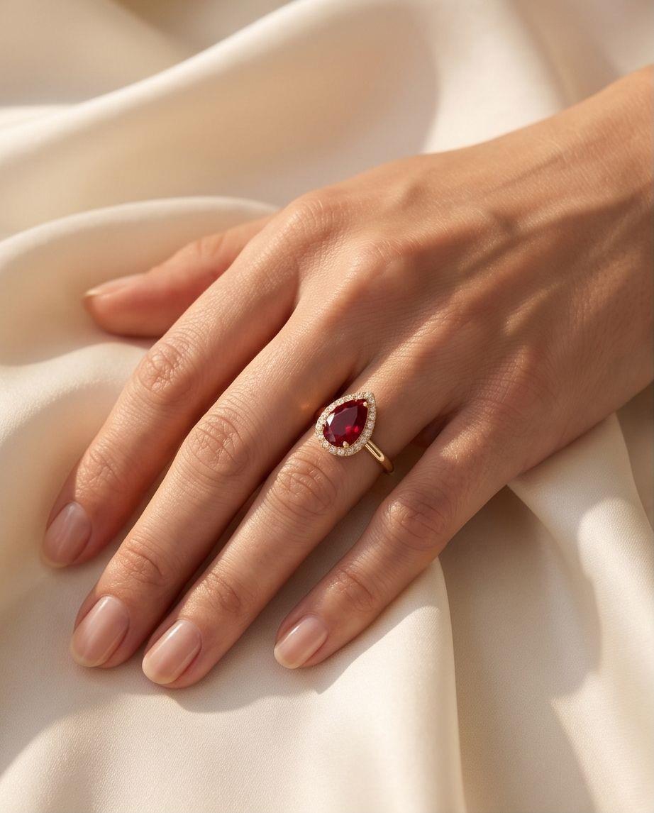 RUBY 14 AYAR ALTIN YÜZÜK