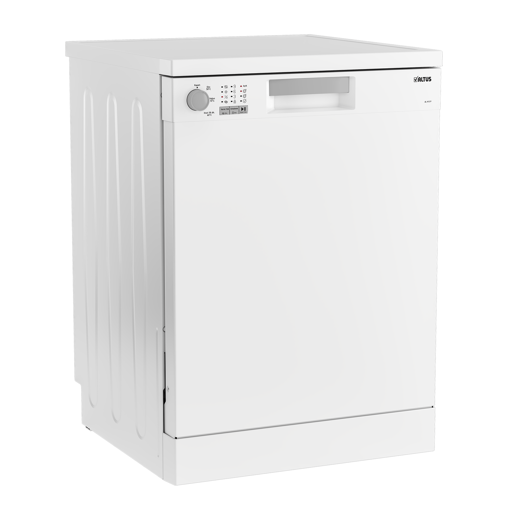  Altus 3 Programlı Bulaşık MakinesiALTUS AL 413 P 3 Programlı Bulaşık Makinesi3 ProgramlıALTUSAL 413 P ALTUS