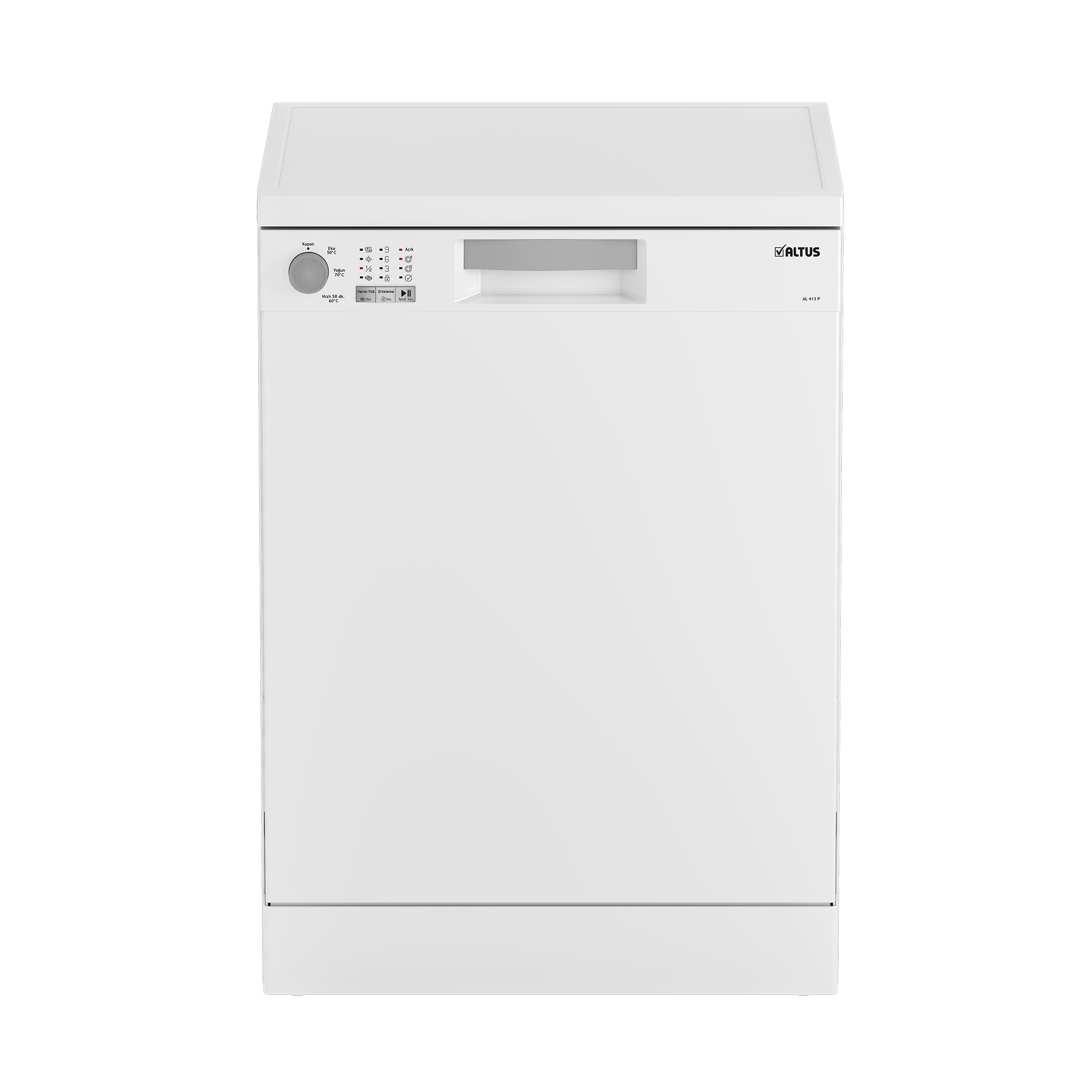  Altus 3 Programlı Bulaşık MakinesiALTUS AL 413 P 3 Programlı Bulaşık Makinesi3 ProgramlıALTUSAL 413 P ALTUS