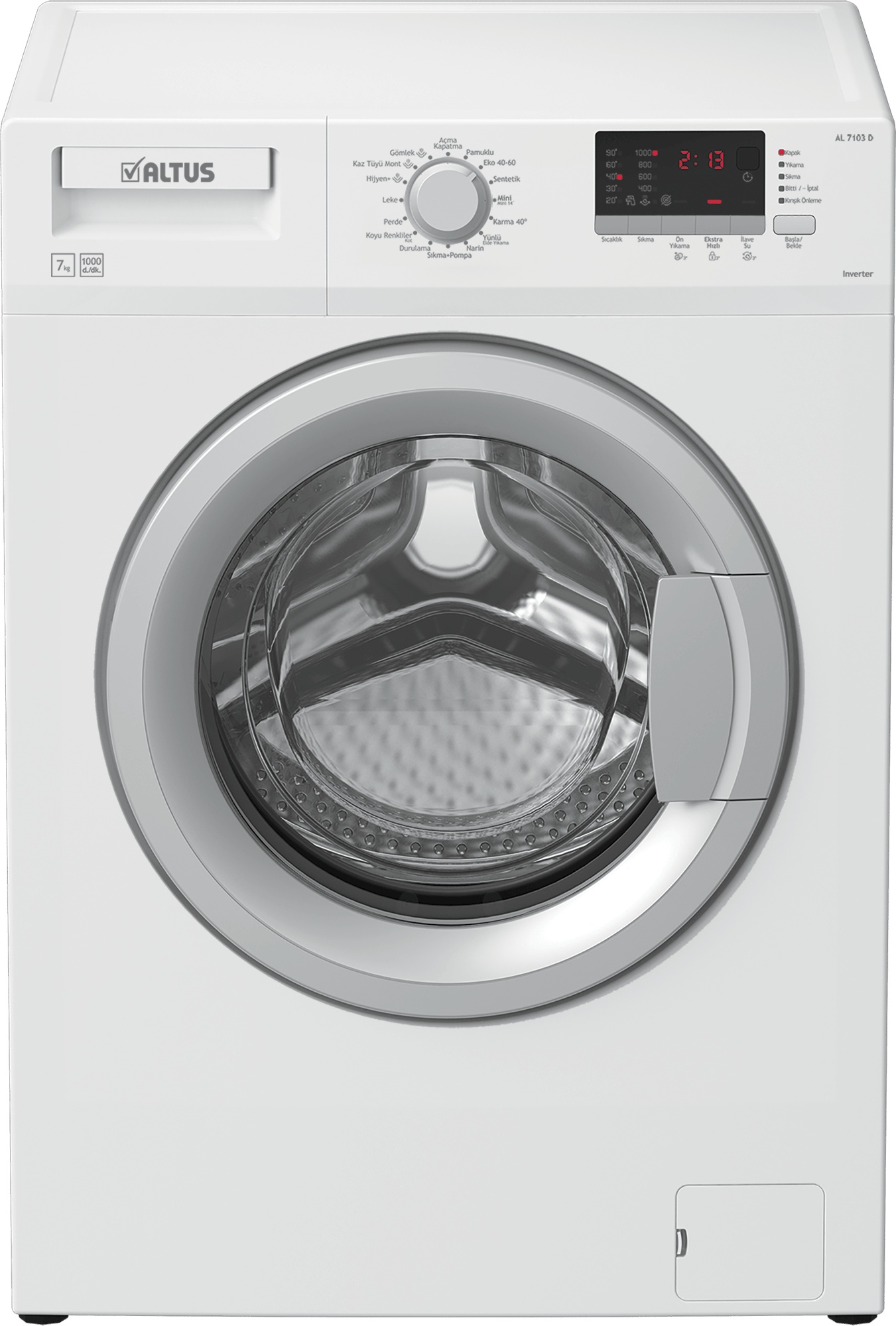 Altus 7 Kg 1000 Devir Çamaşır Makinesi