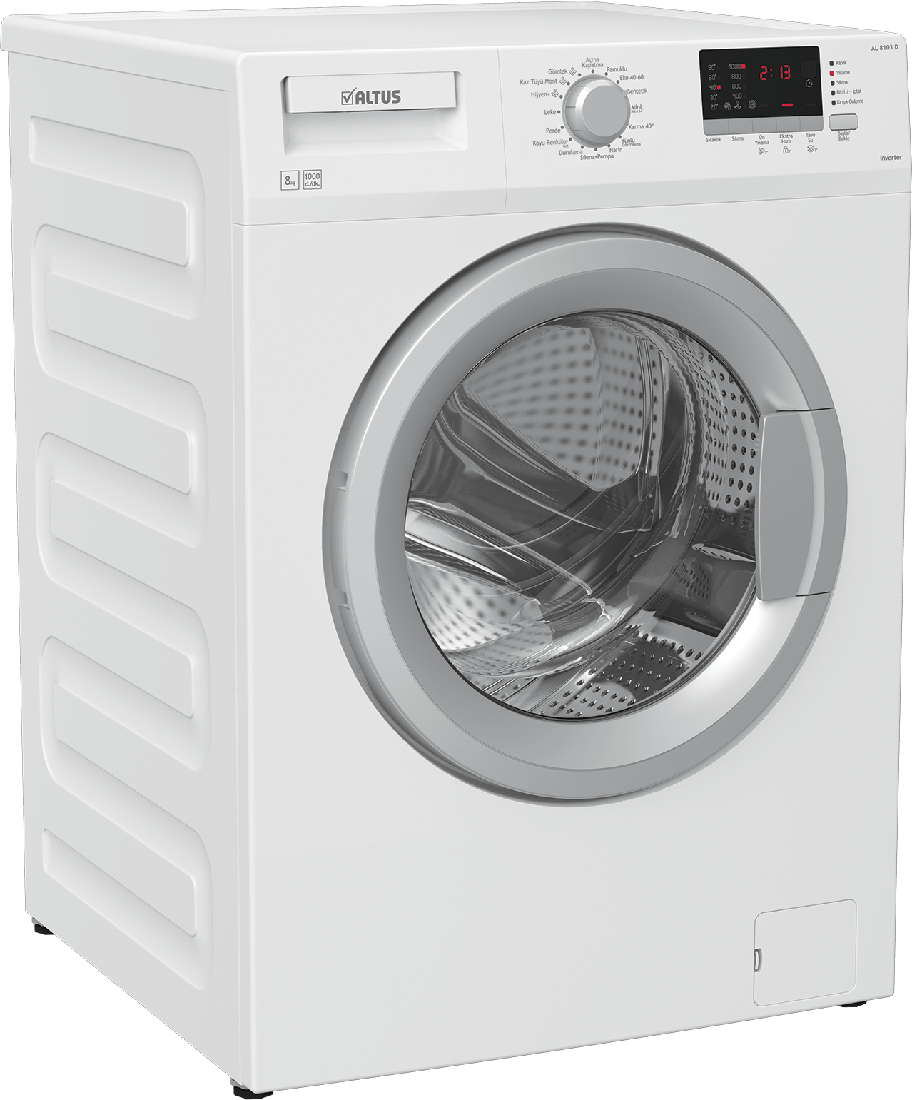 Altus 8 Kg 1000 Devir Çamaşır Makinesi