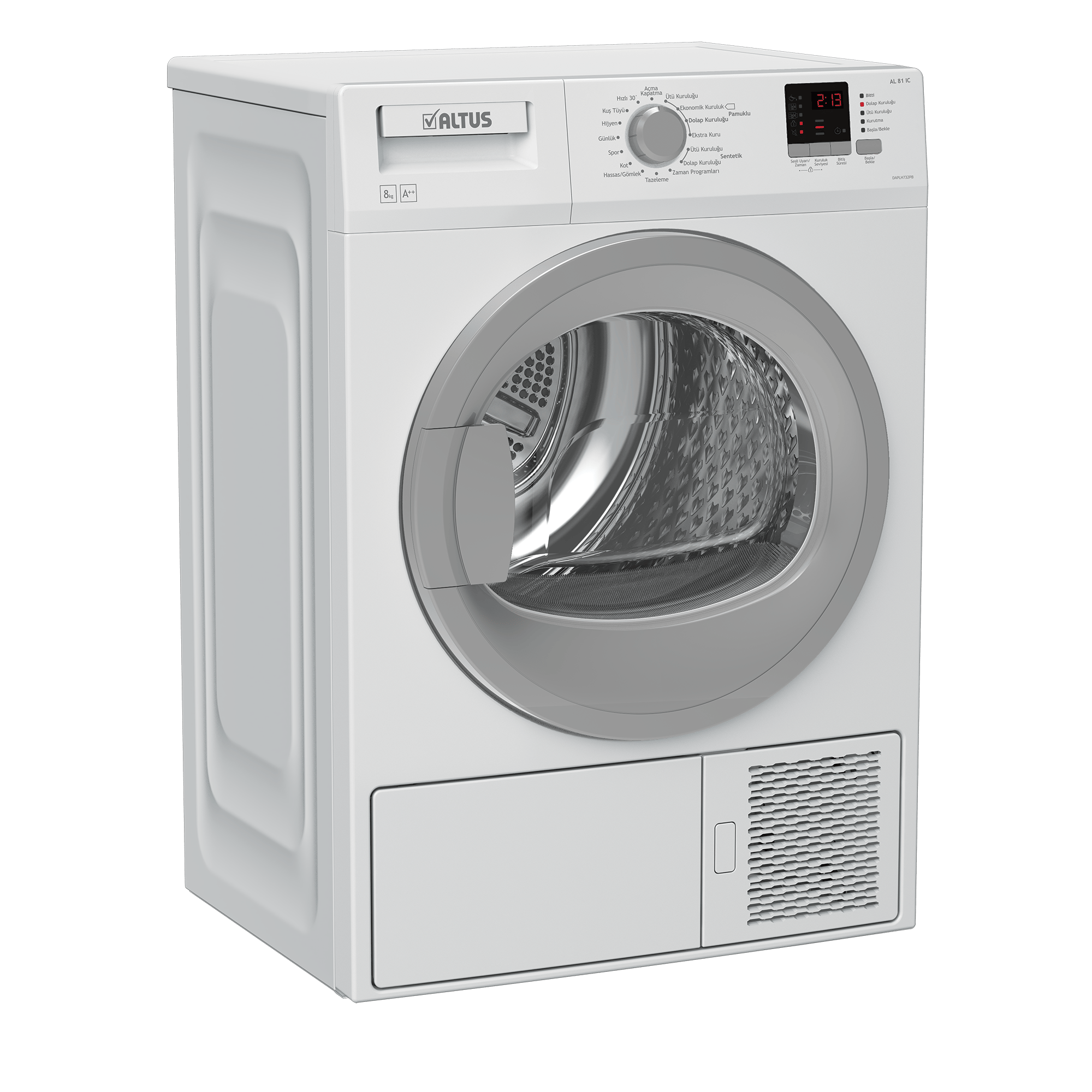 Altus 8 Kg Isı Pompalı Kurutma Makinesi ALTUS AL 81 IC 8 Kg Isı Pompalı Kurutma MakinesiIsı Pompalı ALTUSAL 81 ICALTUS