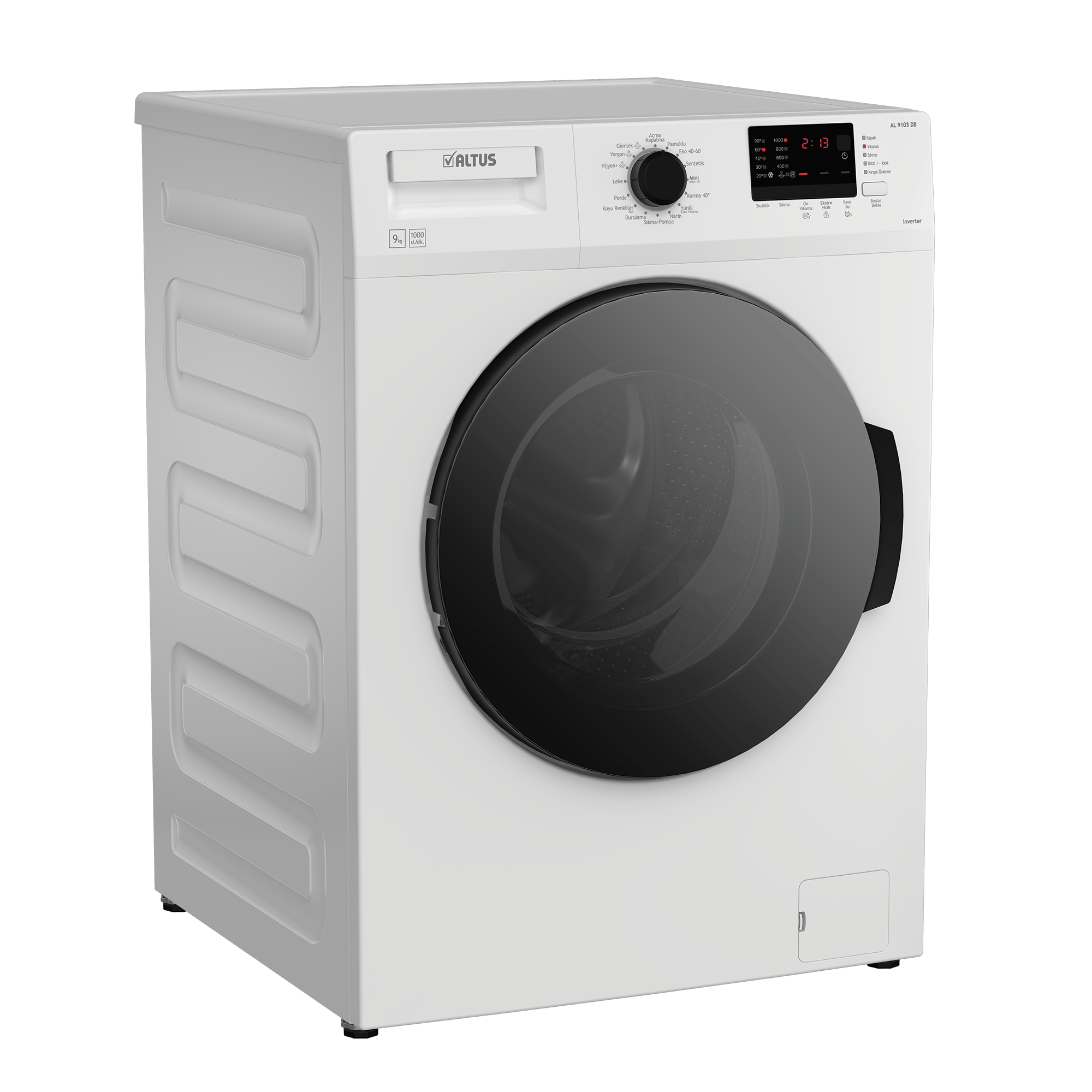 Altus 9 Kg 1000 Devir Çamaşır Makinesi 