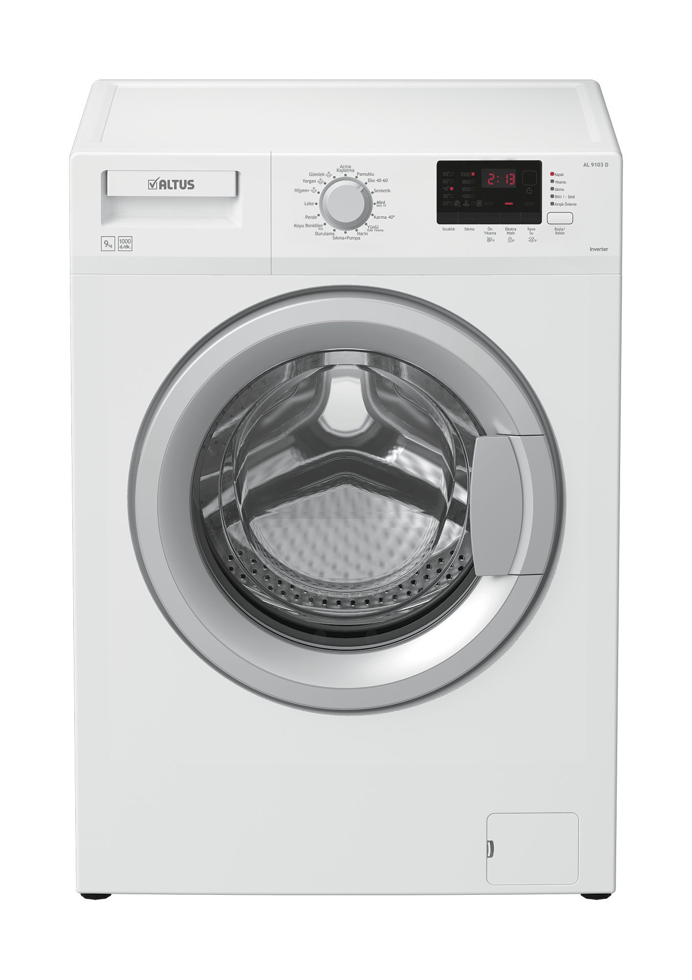Altus 9 Kg 1000 Devir Çamaşır Makinesi