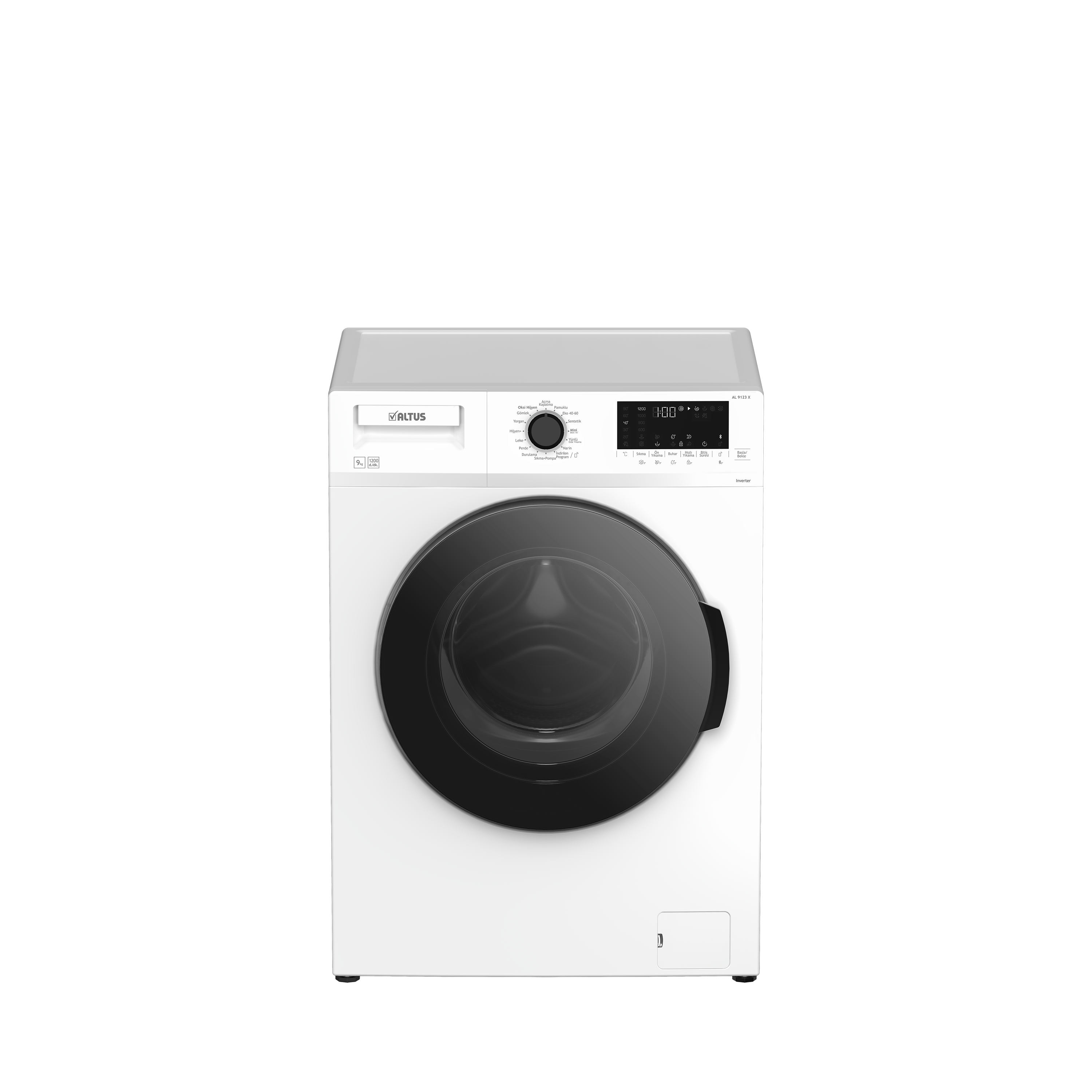 Altus 9 Kg 1200 Devir Çamaşır Makinesi