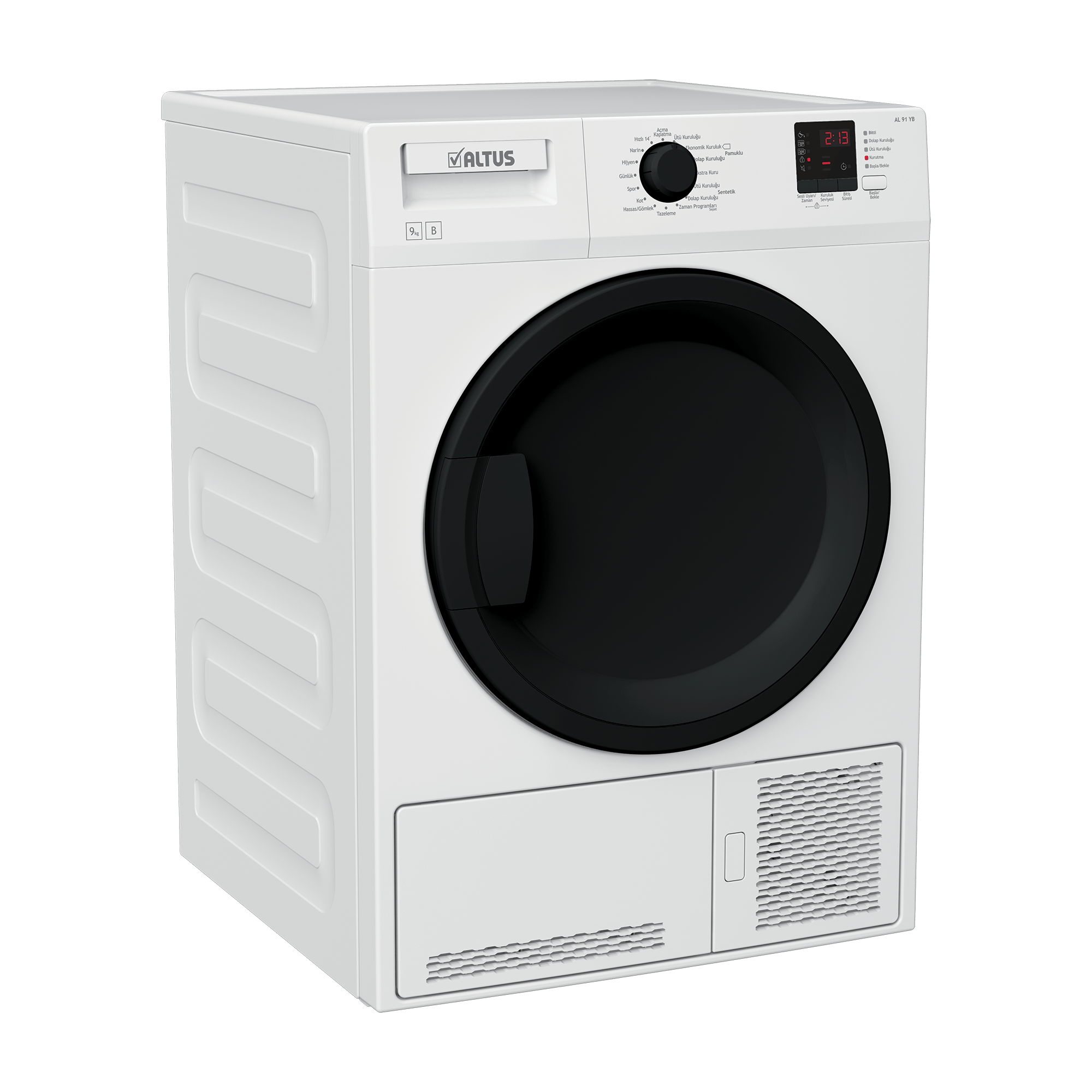 Altus 9 Kg Yoğuşmalı Kurutma MakinesiALTUS AL 91 YB 9 Kg Yoğuşturmalı Kurutma MakinesiYoğuşturmalıALTUSAL 91 YB ALTUS