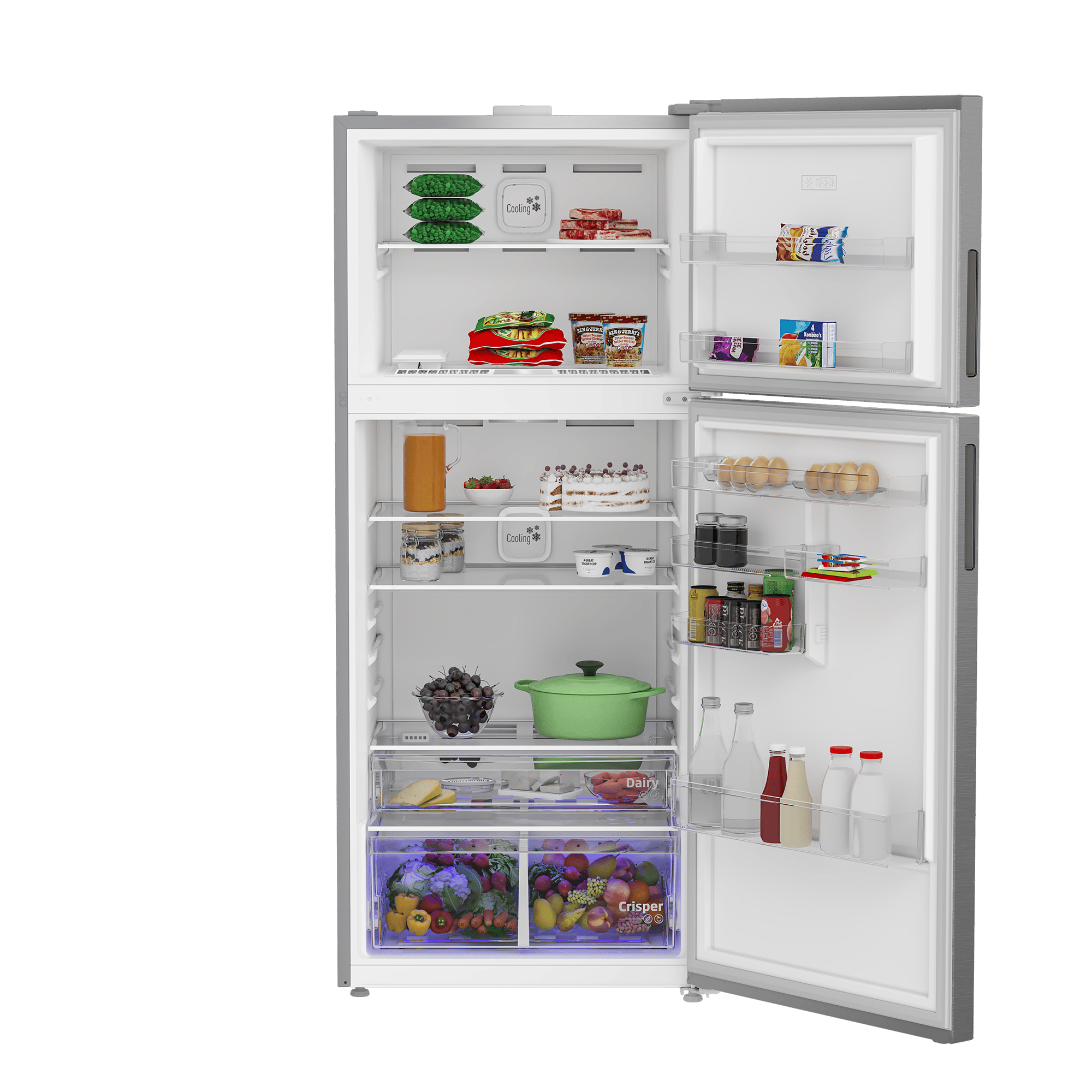 Altus AL 380 XIE İnox  No Frost Buzdolabı 