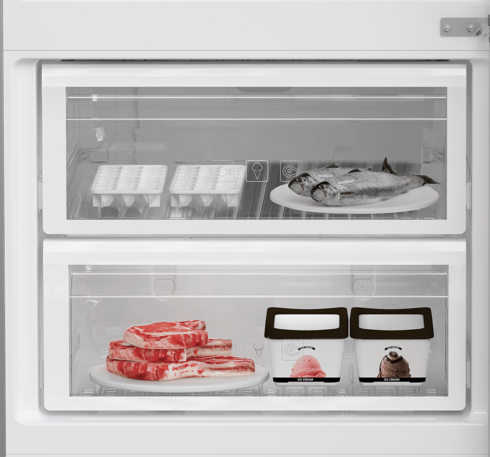 Altus ALK 474 XIE İnox Kombi Buzdolabı