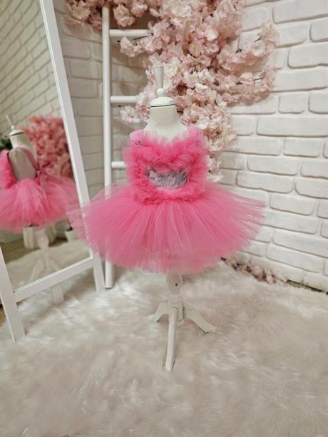Barbie Romper Kız Bebek Elbise,Doğum günü elbise,fotoğraf çekim elbise,0-3 Yaş Uygun