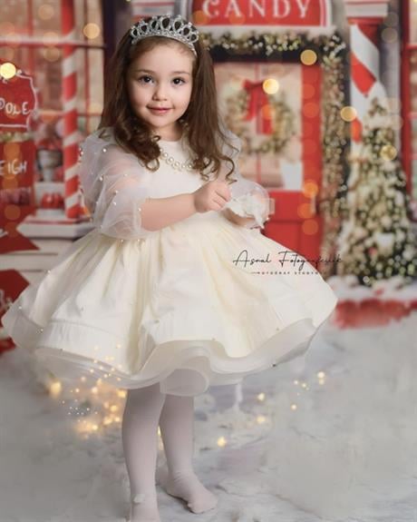 İnci Lady Vintage Kız Bebek Elbisesi,Doğum günü,fotoğraf çekim elbise,0-12 Yaş Uygun