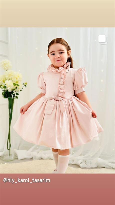 Pudra Pembe İnci Vintage Kız Bebek Elbisesi,Doğum günü,fotoğraf çekim elbise,0-12 Yaş Uygun