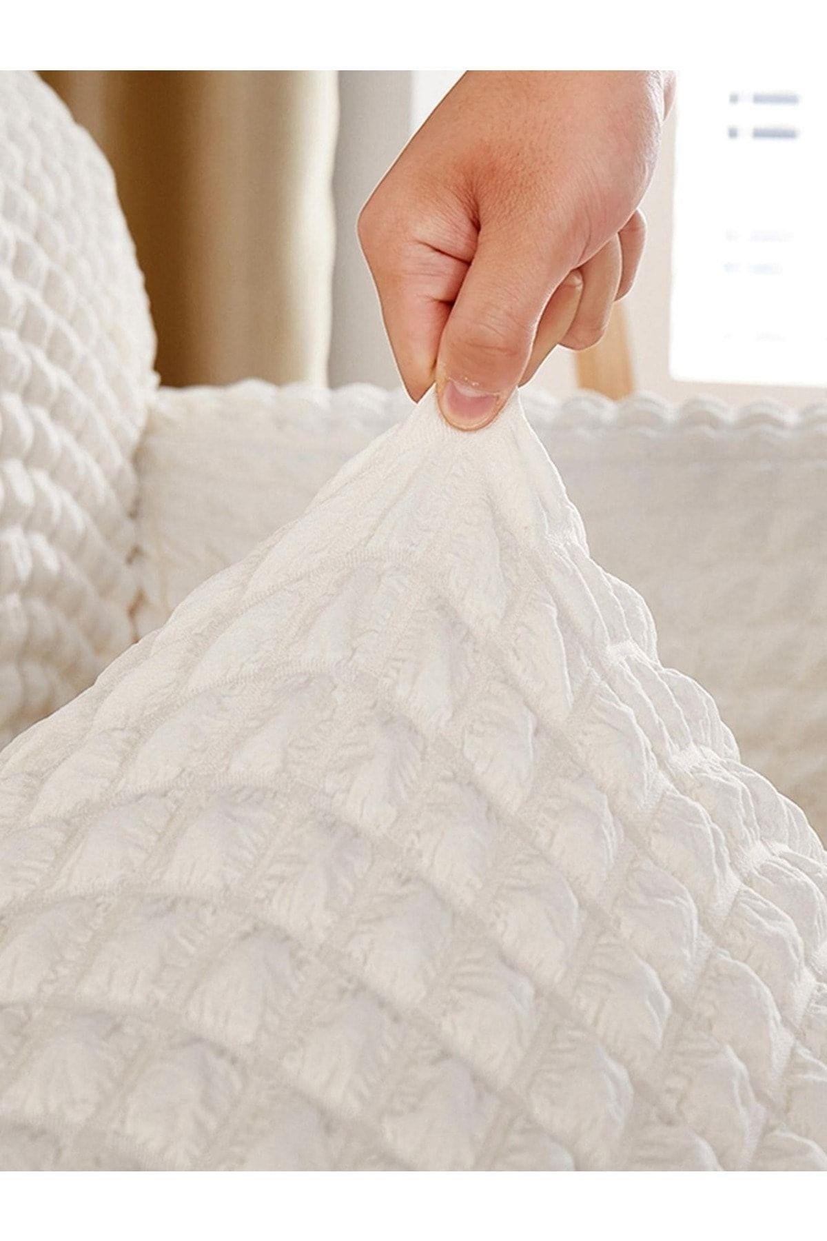 Brighthome bürümcük tek kişilik koltuk kılıfı ,berjer örtüsü lastikli,esnekli,etekli