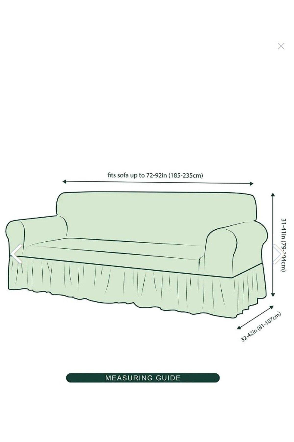 Bürümcük Kanepe Çekyat Örtüsü Koltuk Kılıfı 3 3 1 1