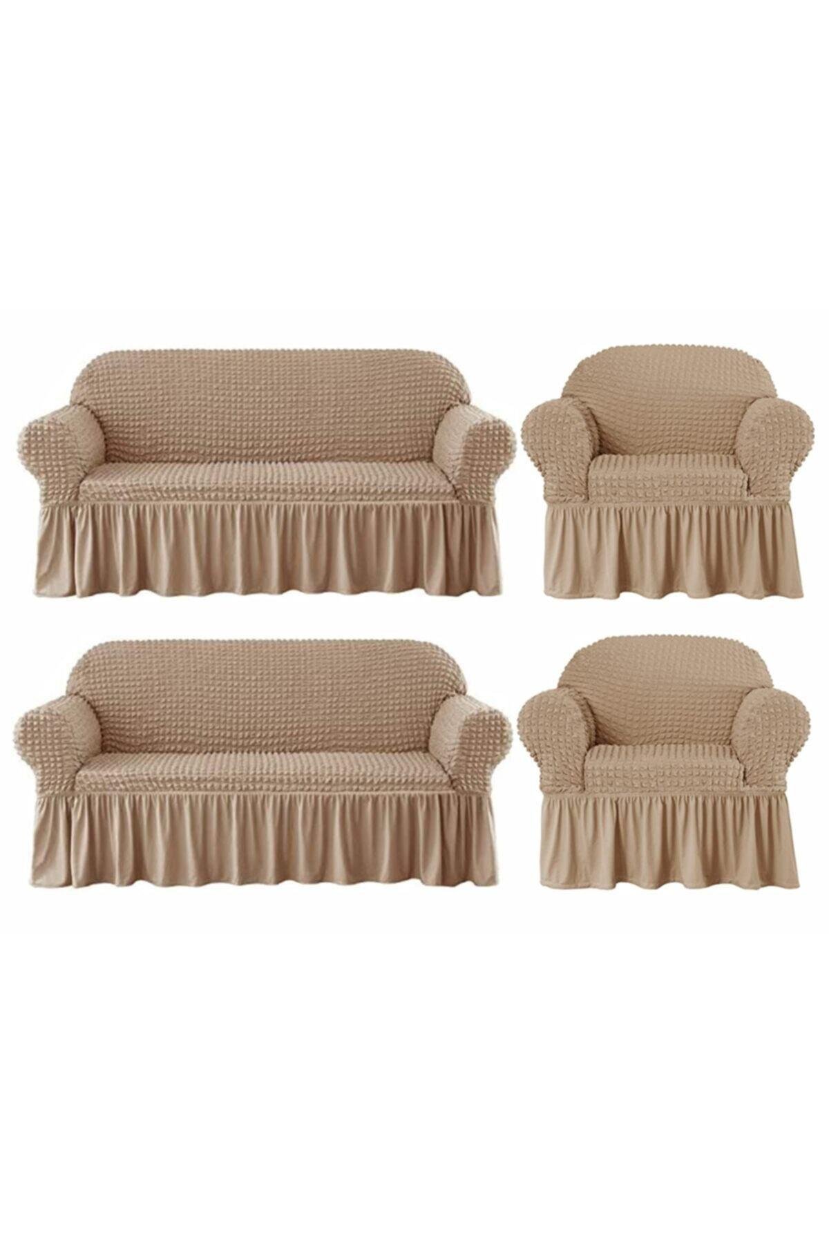 Bürümcük Kanepe Çekyat Örtüsü Koltuk Kılıfı 3 3 1 1