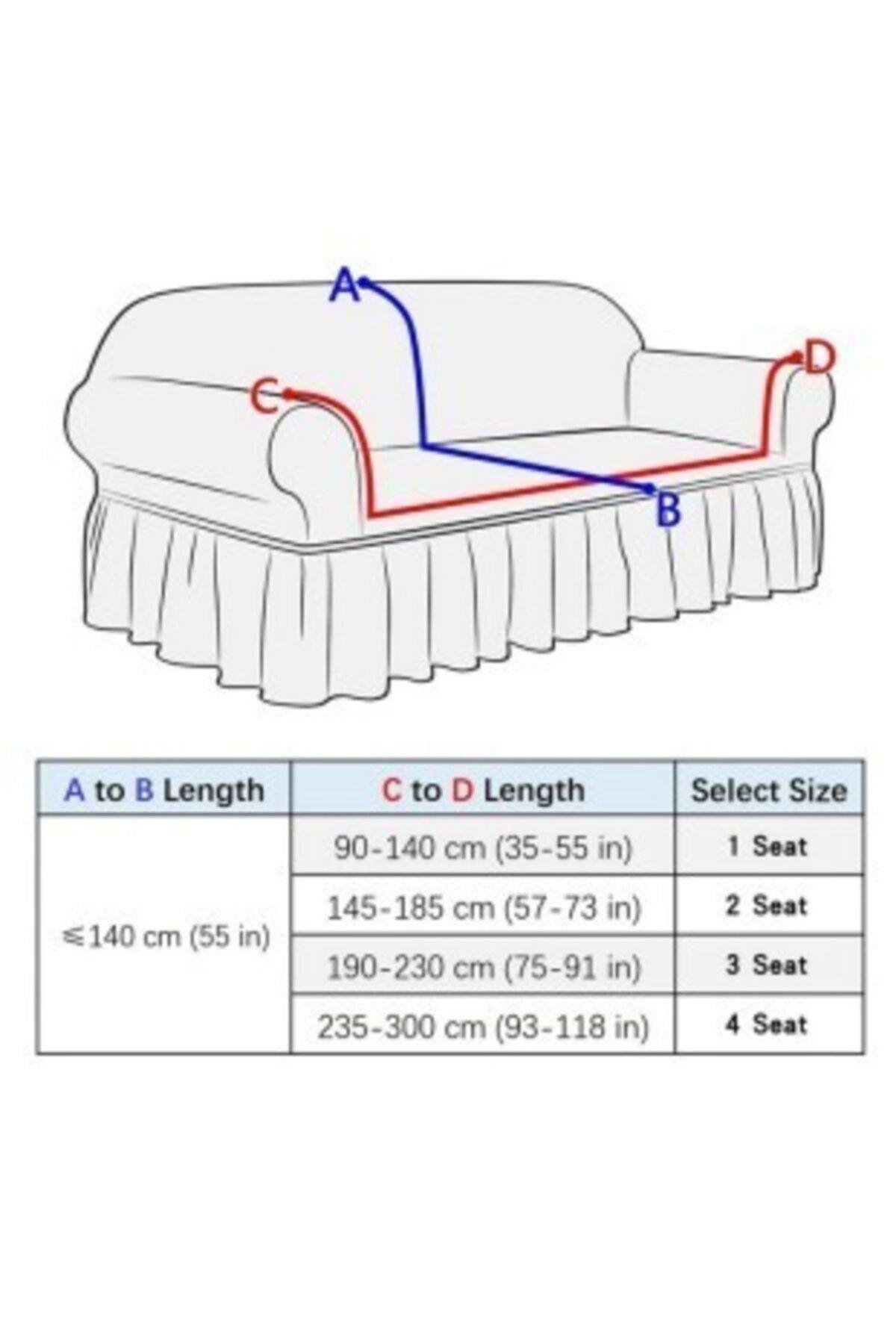 Bürümcük Koltuk Kanepe Boydan Bürümcük Tekli Antirasit