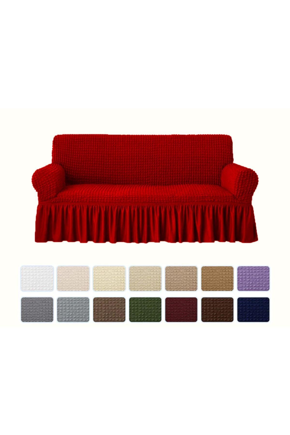 Bürümcük Koltuk Kanepe Çekyat Örtüsü Koltuk Kılıfı 3lü Bürümcük 3lü