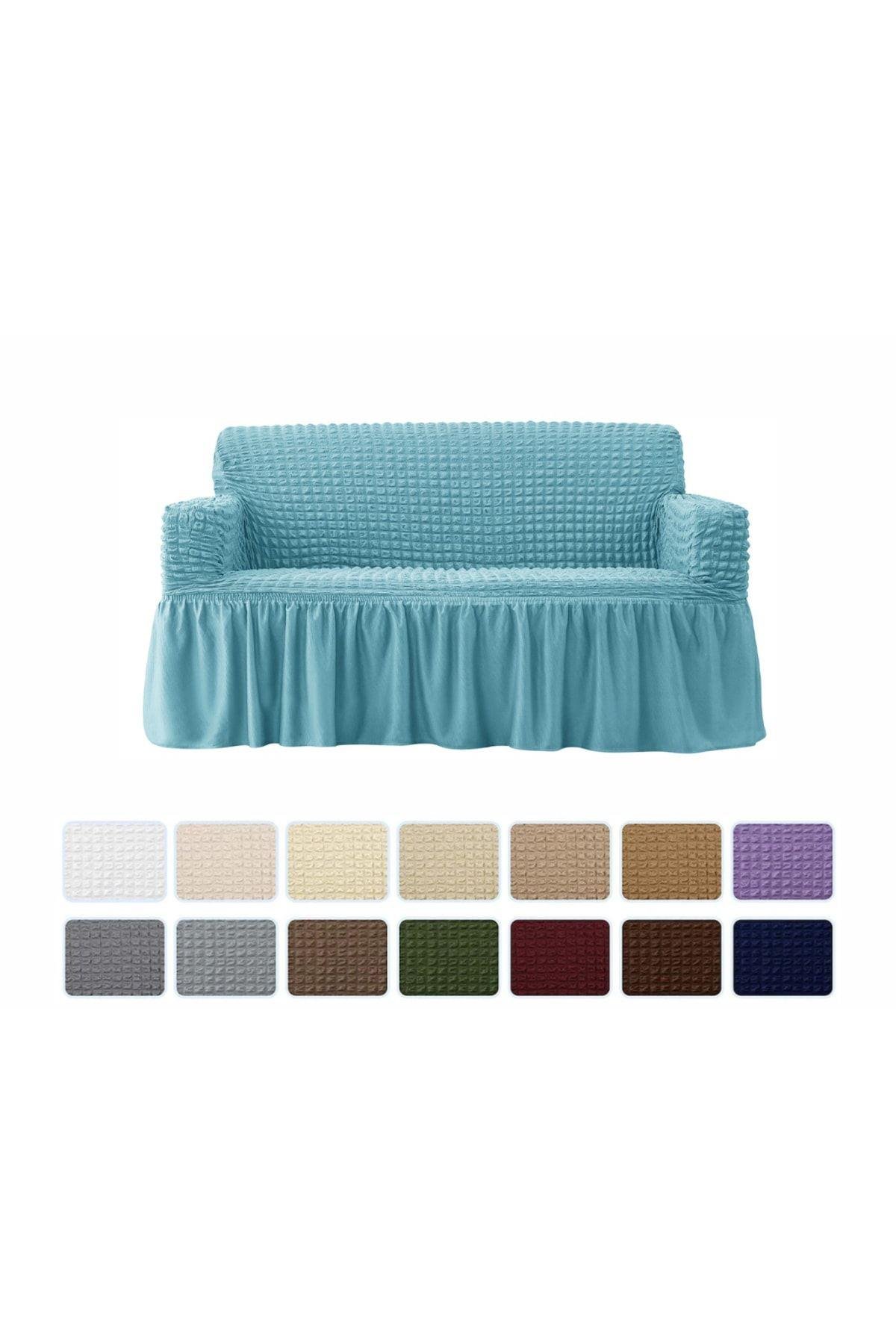 Bürümcük Koltuk Kanepe Çekyat Örtüsü Koltuk Kılıfı 3lü