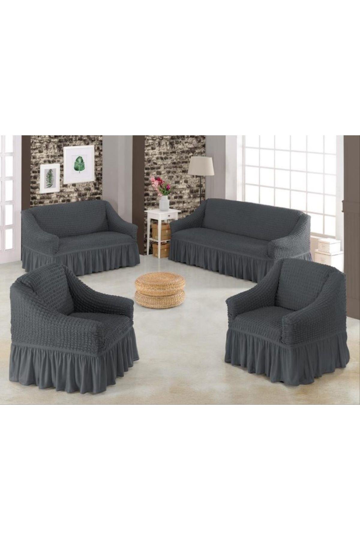 Bürümcük Koltuk Kanepe Çekyat Örtüsü Koltuk Kılıfı 3 3 1 1