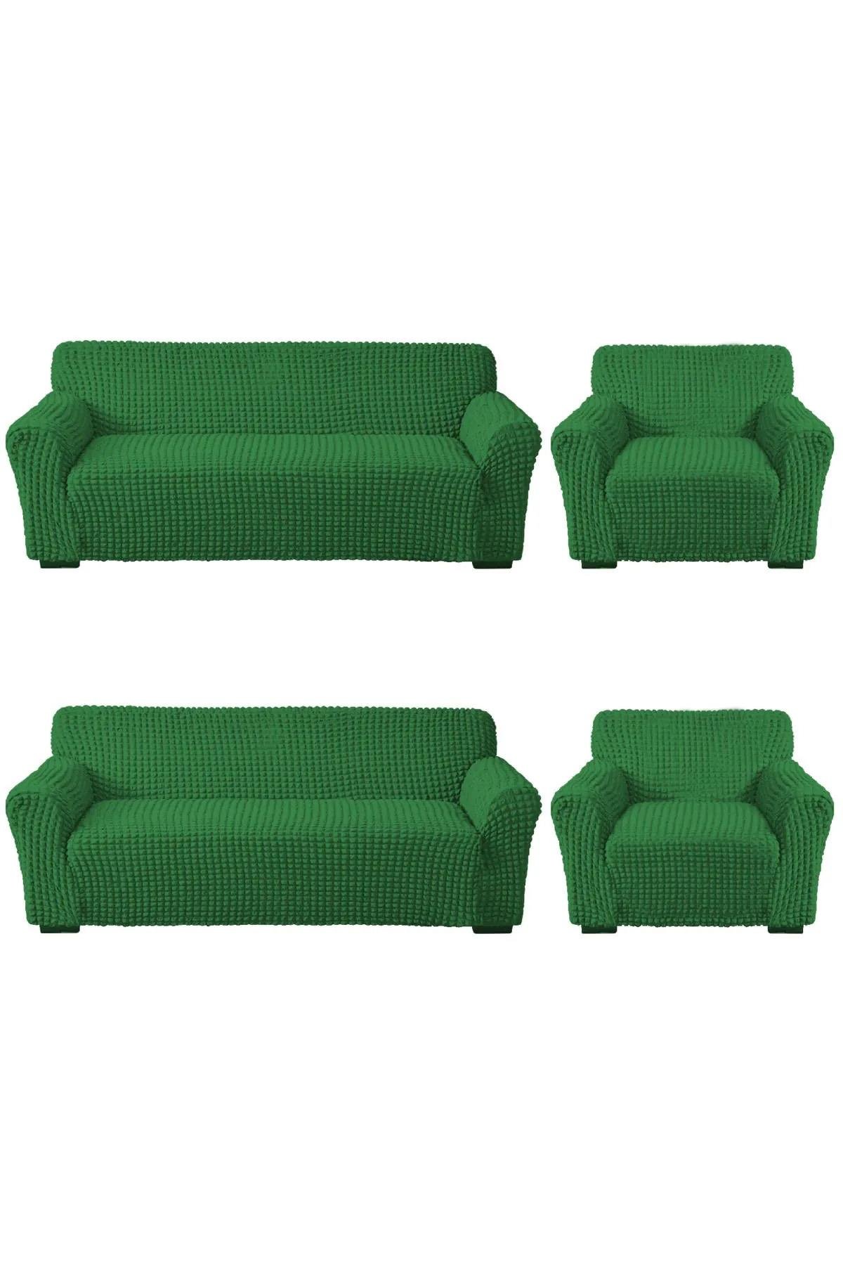 Bürümcük Koltuk Kanepe ,çekyat Örtüsü ,strech Pamuklu , Boydan Bürümcük 3+3+1+1