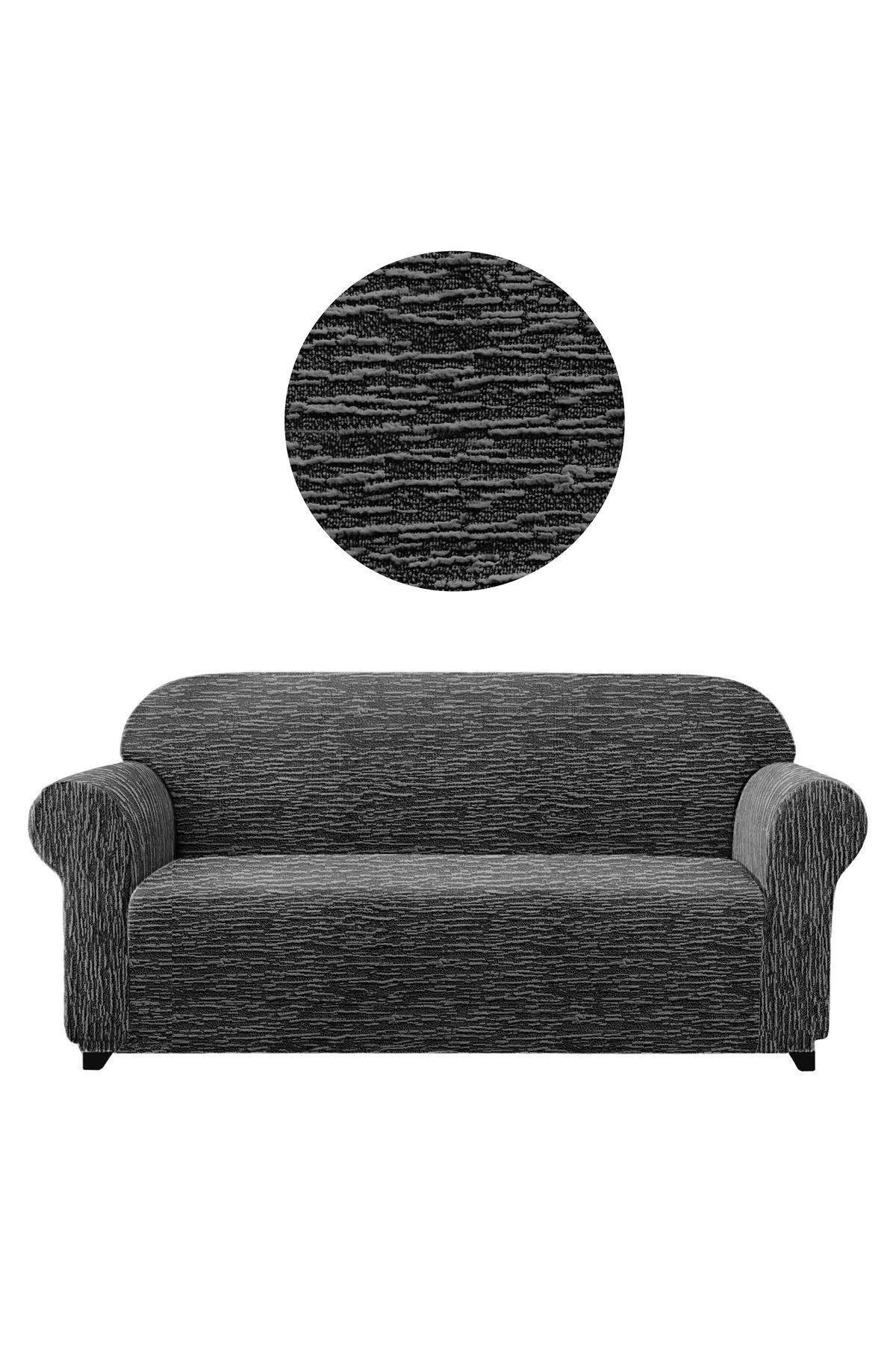 Jakarli Koltuk ,kanepe ,çekyat Örtüsü Çubuk Desen Esnekli Eteksiz3kişilik Koltuk Için