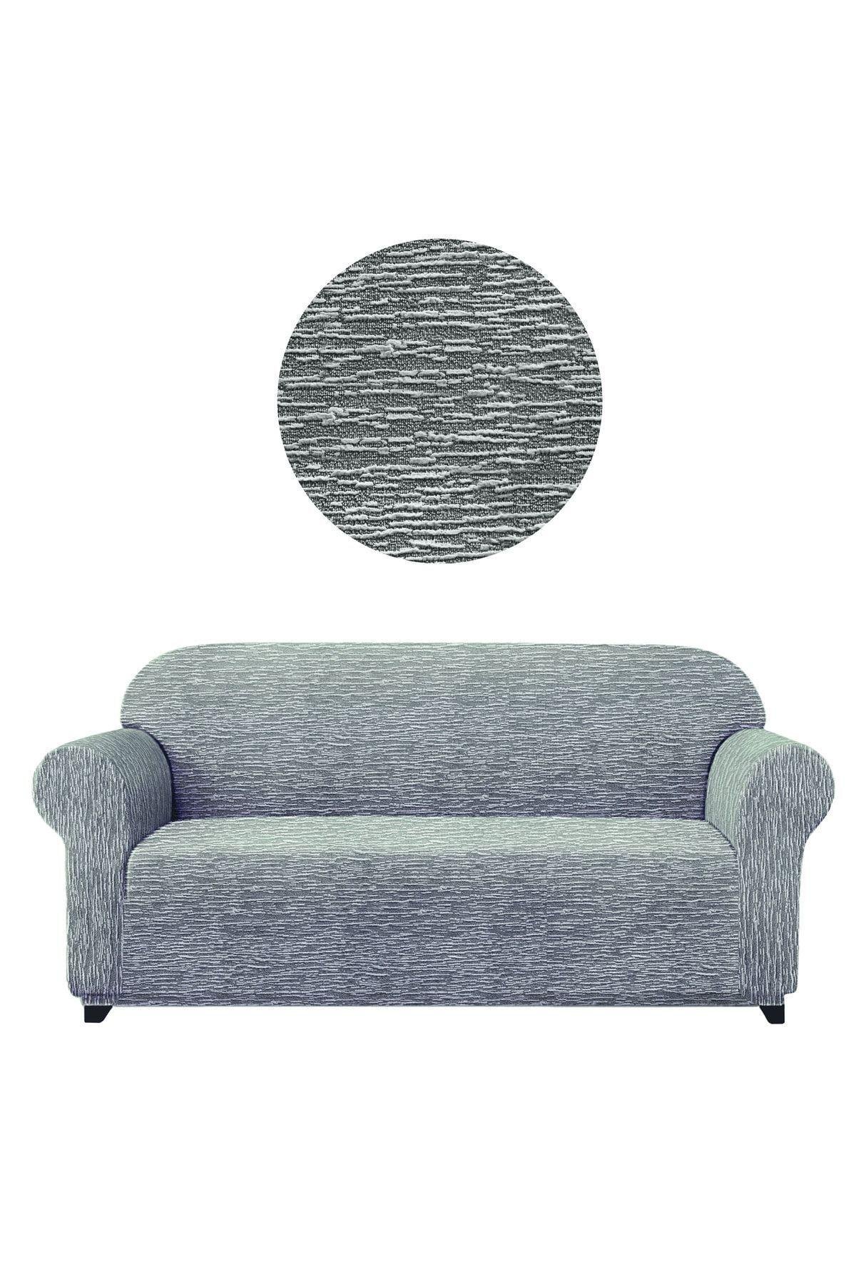 Jakarli Koltuk ,kanepe ,çekyat Örtüsü Çubuk Desen Esnekli Eteksiz3kişilik Koltuk Için