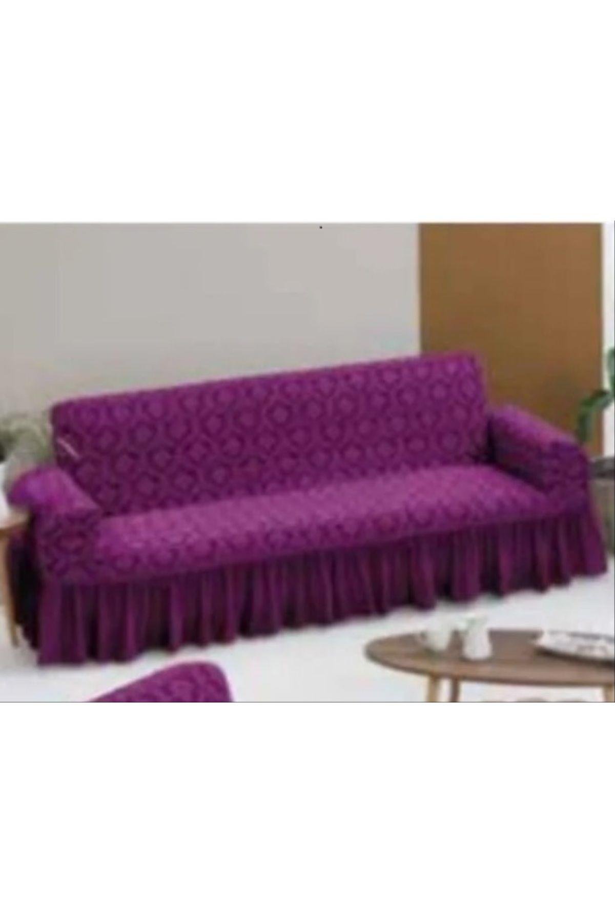 Jakarli koltuk ,kanepe, çekyat örtüsü ,koltuk kılıfı şal desen( 3kişilik koltuk için )