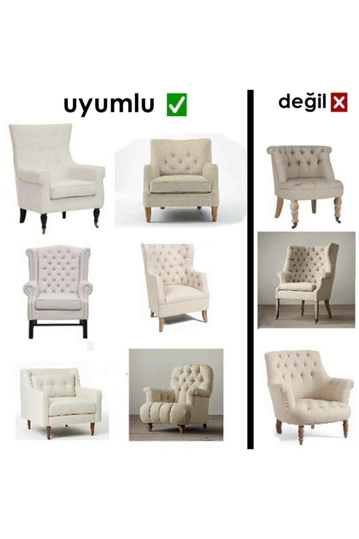 Jakarli Koltuk, Kanepe, Çekyat Örtüsü, Koltuk Kılıfı, Likrali, Lastikli, Standart 3+3