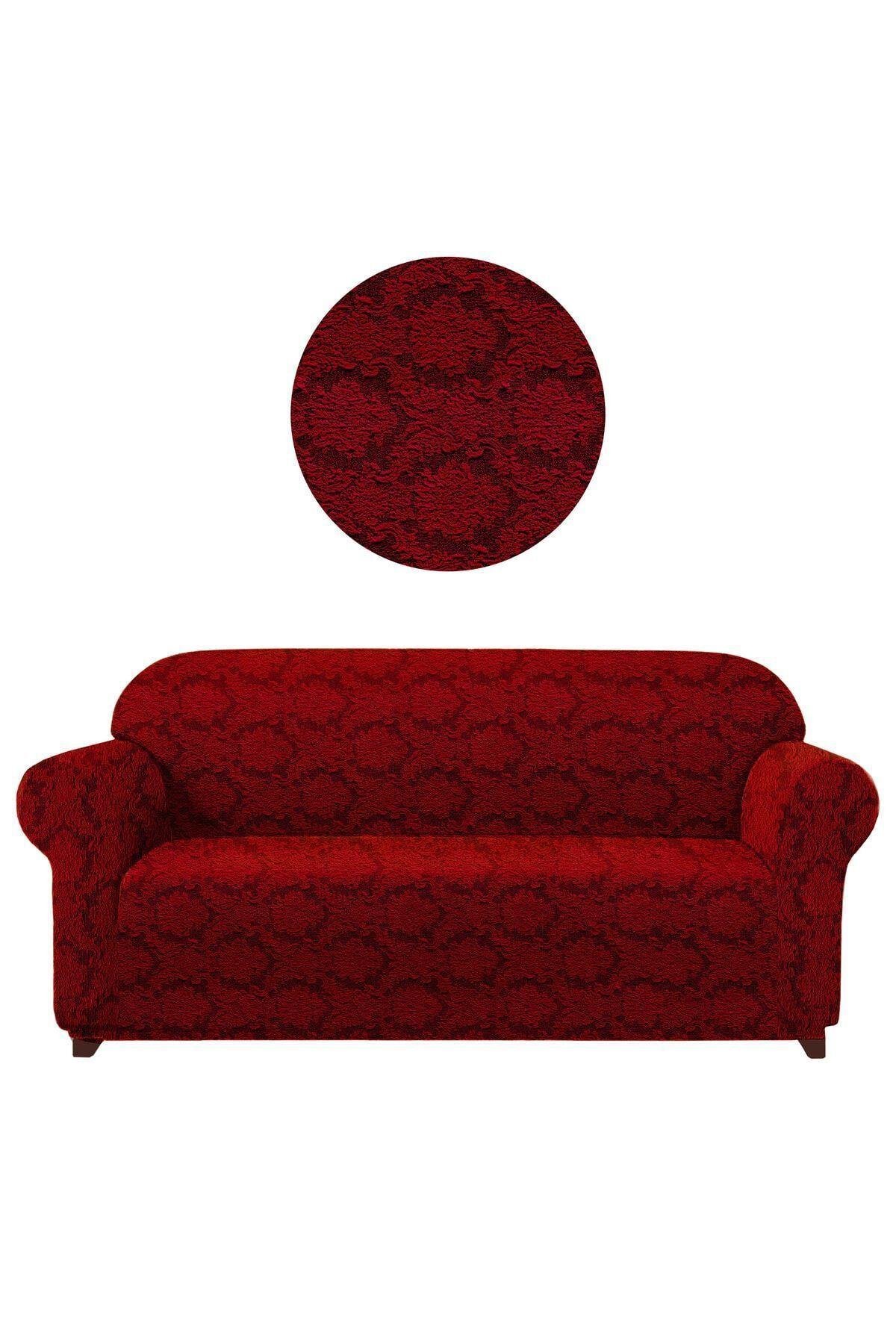 Jakarli Koltuk ,kanepe ,çekyat Örtüsü Şal Desen Esnekli Eteksiz3kişilik Koltuk Için